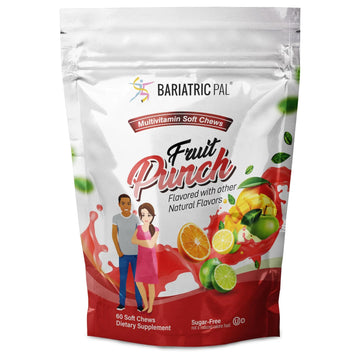 BariatricPal Iron-Free Multivitamin Soft Chew - Fruit Punch (60 Count) BariatricPal buy supplements canada