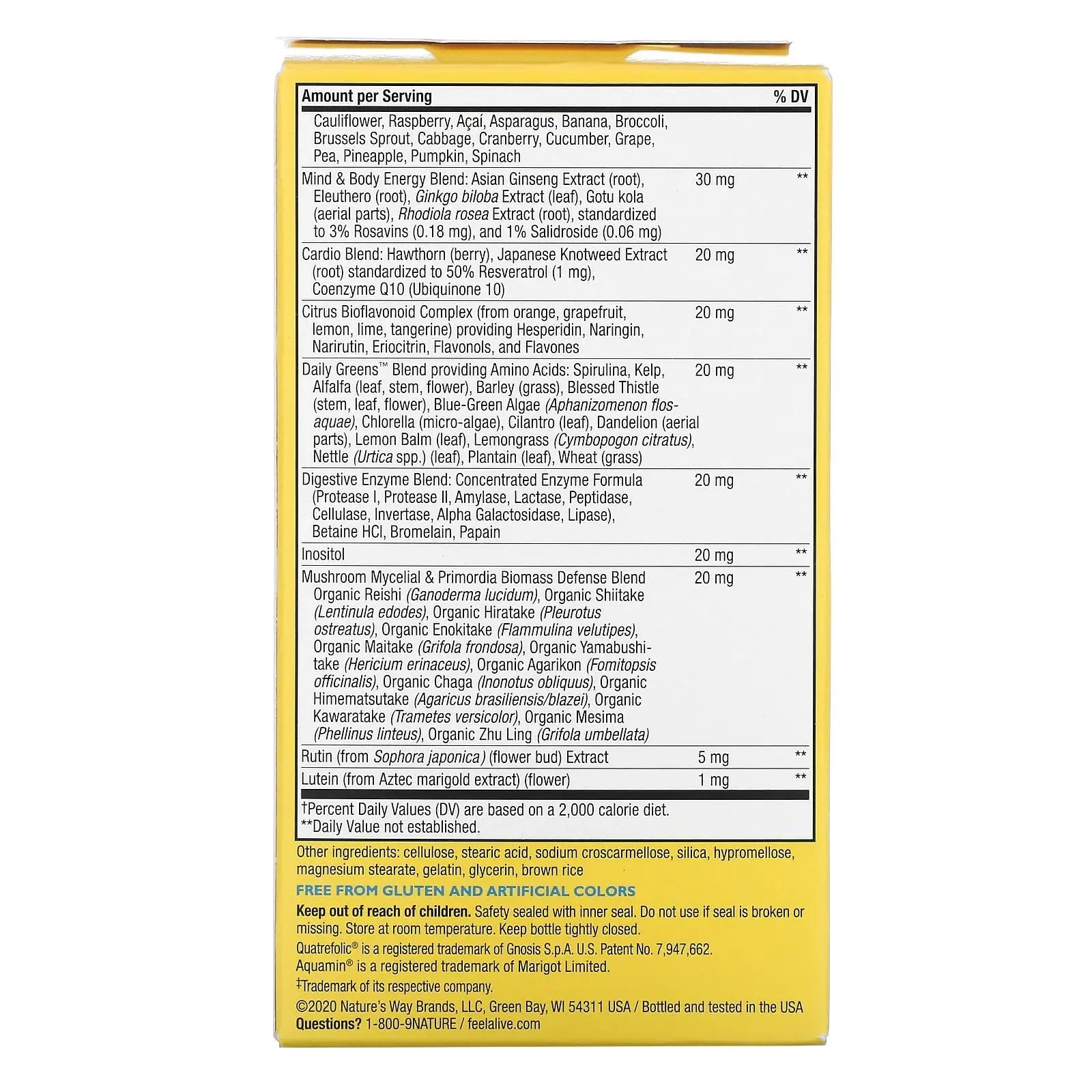 Alive! Once Daily Men's 50+ Ultra - 60 Tablets by Nature's Way Nature's Way buy supplements canada