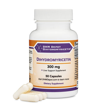 Dihydromyricetin (DHM) 50 Capsules, 300mg, Liver Support Supplement (Third Party Double Wood Supplements buy supplements canada