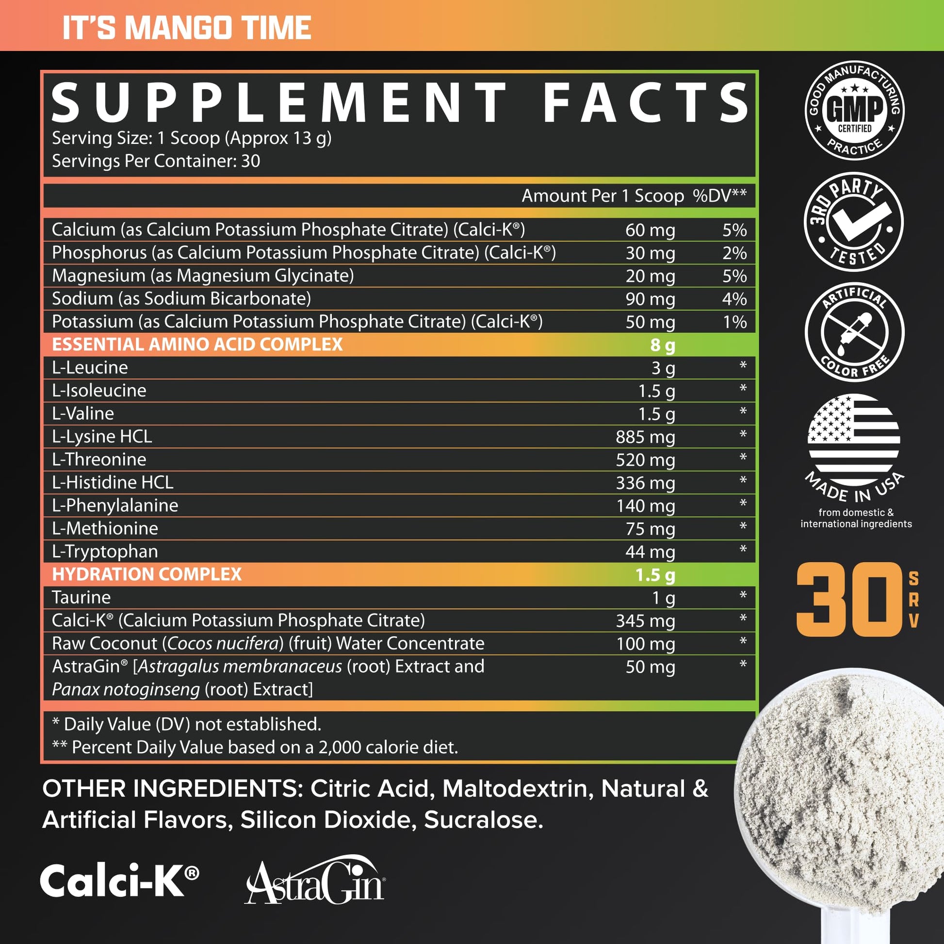 Nutrex Research EAA Hydration | EAAs + BCAA Powder | Muscle Recovery, Strength, Muscle Building, Endurance | 8G Essential Amino Acids + Electrolytes | 30 Servings It's Mango Time Nutrex Research buy supplements canada