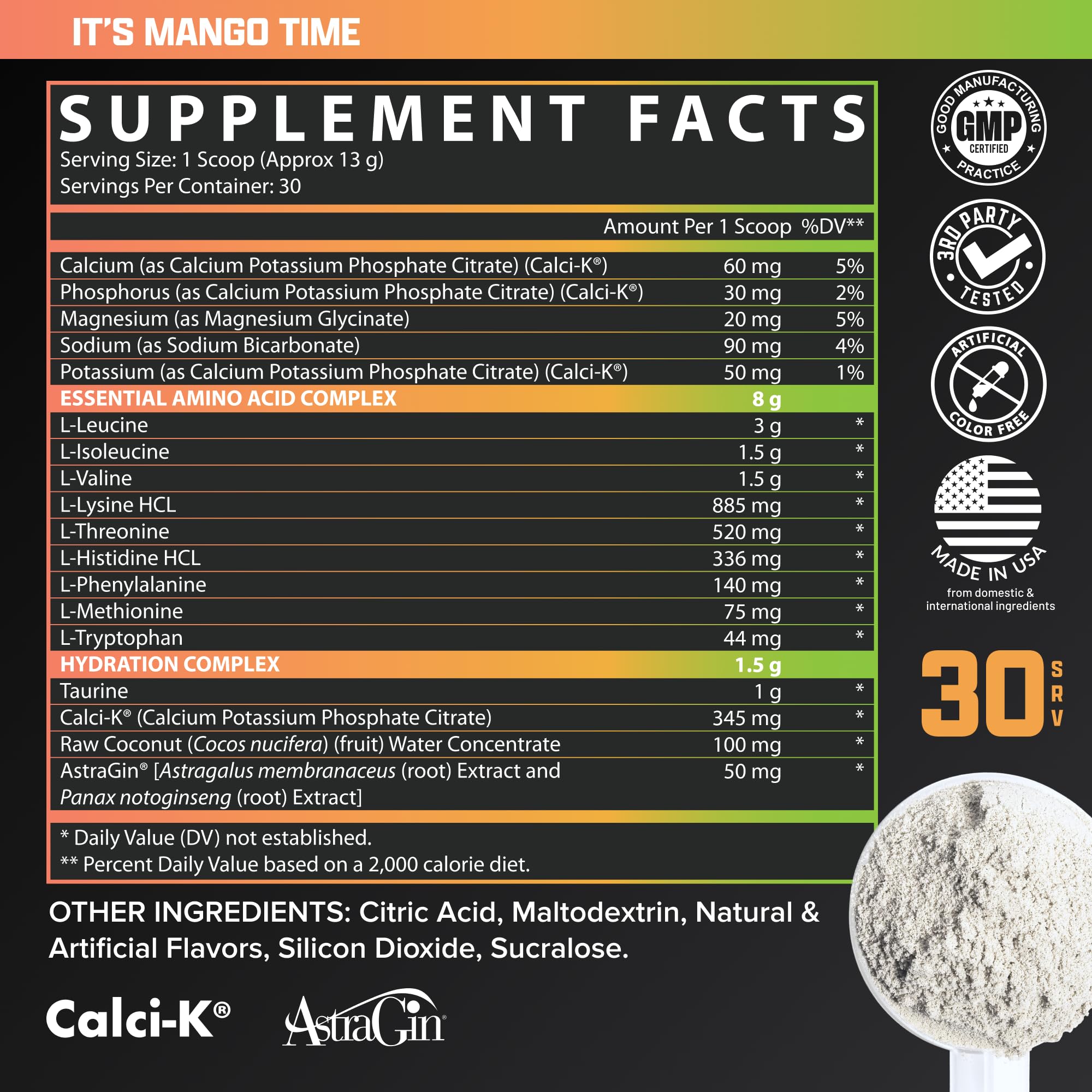 Nutrex Research EAA Hydration | EAAs + BCAA Powder | Muscle Recovery, Strength, Muscle Building, Endurance | 8G Essential Amino Acids + Electrolytes | 30 Servings It's Mango Time Nutrex Research buy supplements canada