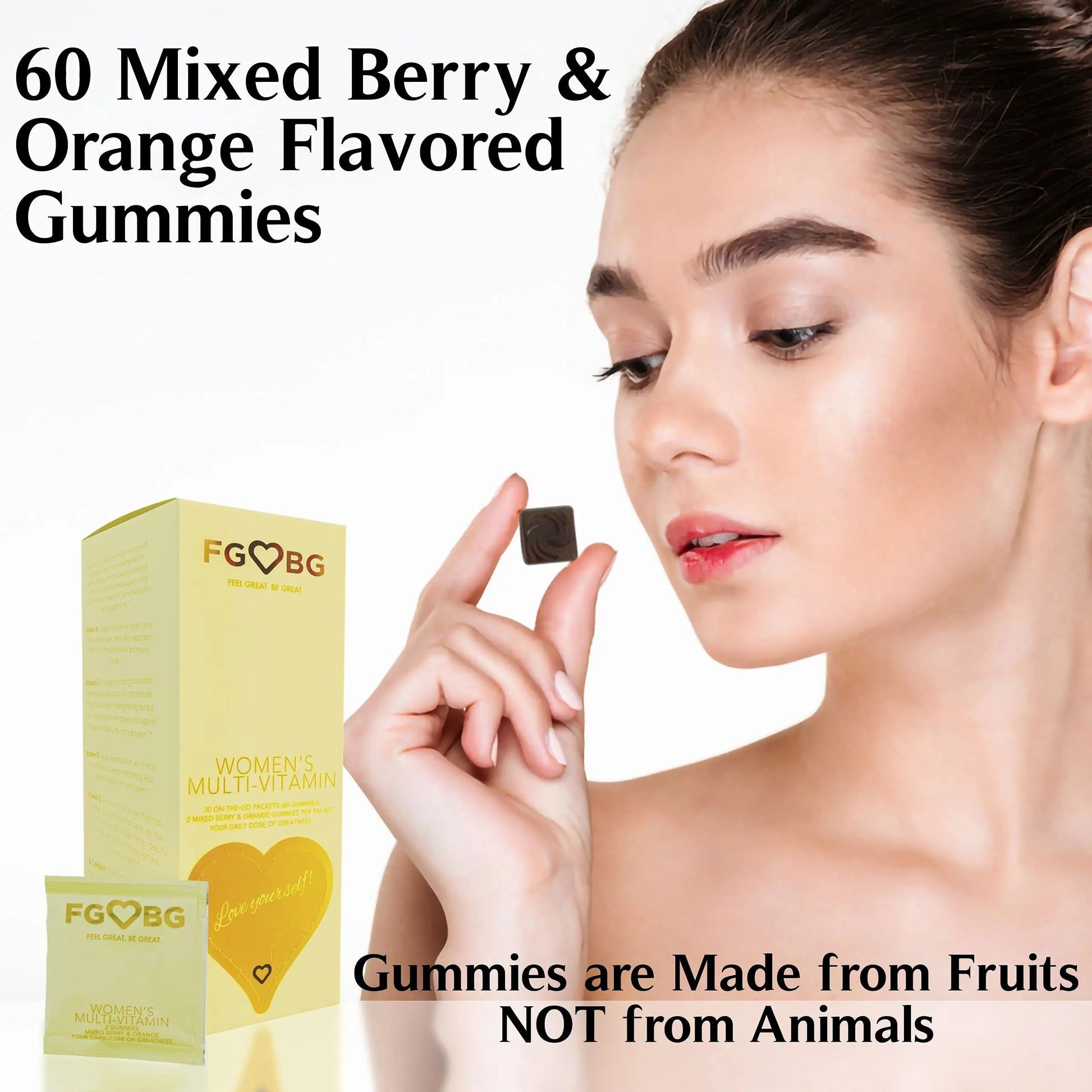 FGBG Women’s Multivitamin Gummies | Vegan All in One Formula | Boost Energy, Brain Function| Cruelty-Free | 30-Day Supply FGBG buy supplements canada