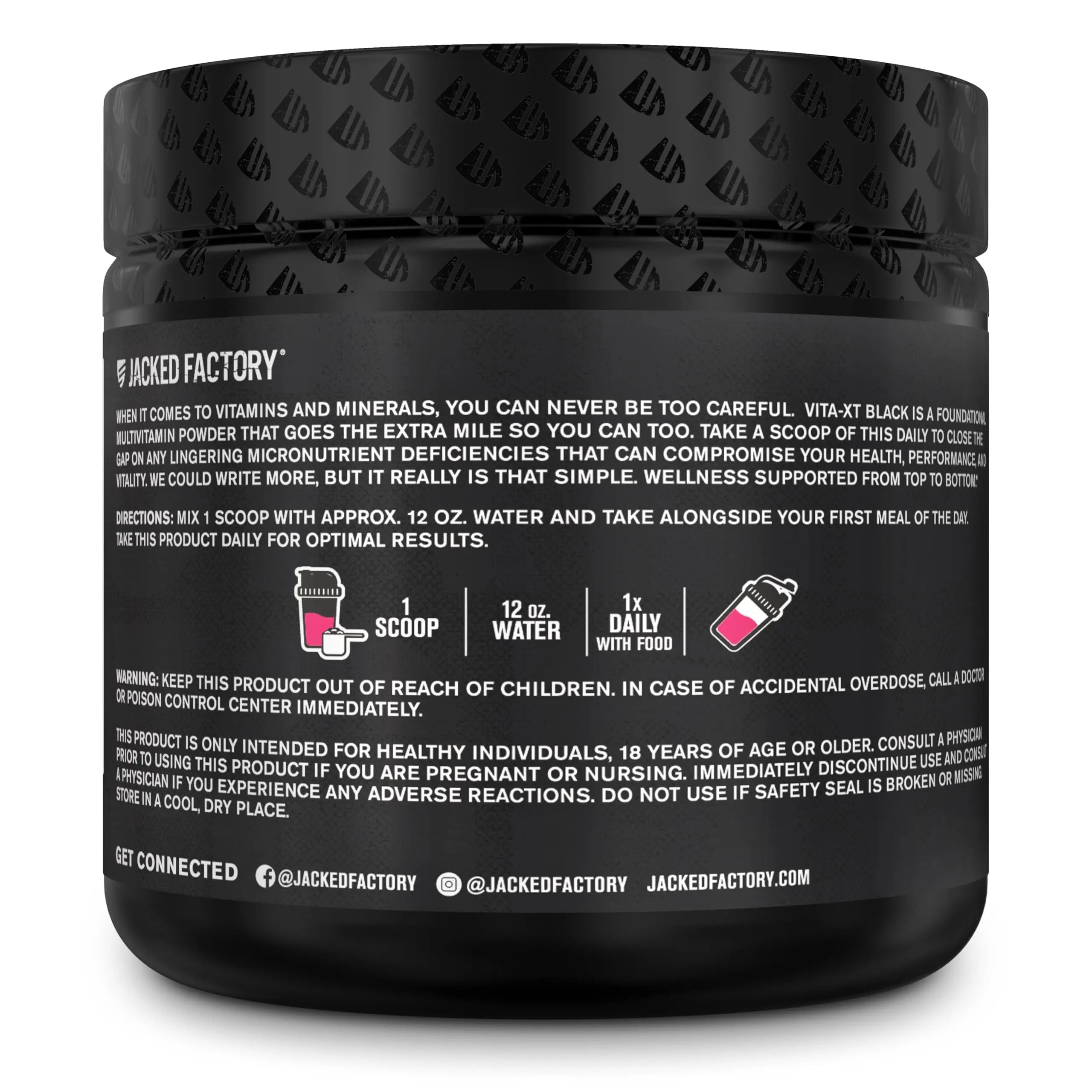 Jacked Factory Vita XT Performance Vitamin Powder - Daily Multivitamin Powder for Men with KSM-66 Ashwagandha, Prebiotic Fiber Jacked Factory buy supplements canada
