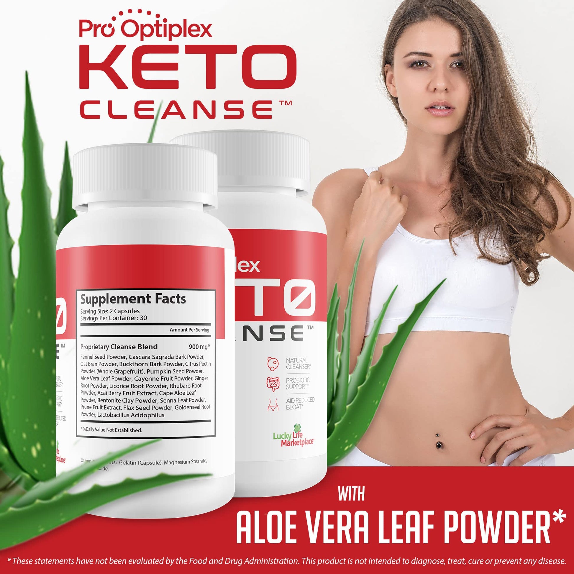 Pro Optiplex Keto Cleanse - Cleanse & Detox Naturally - Herbal Keto Cleanse with Probiotic healthsupps.co.uk buy supplements canada