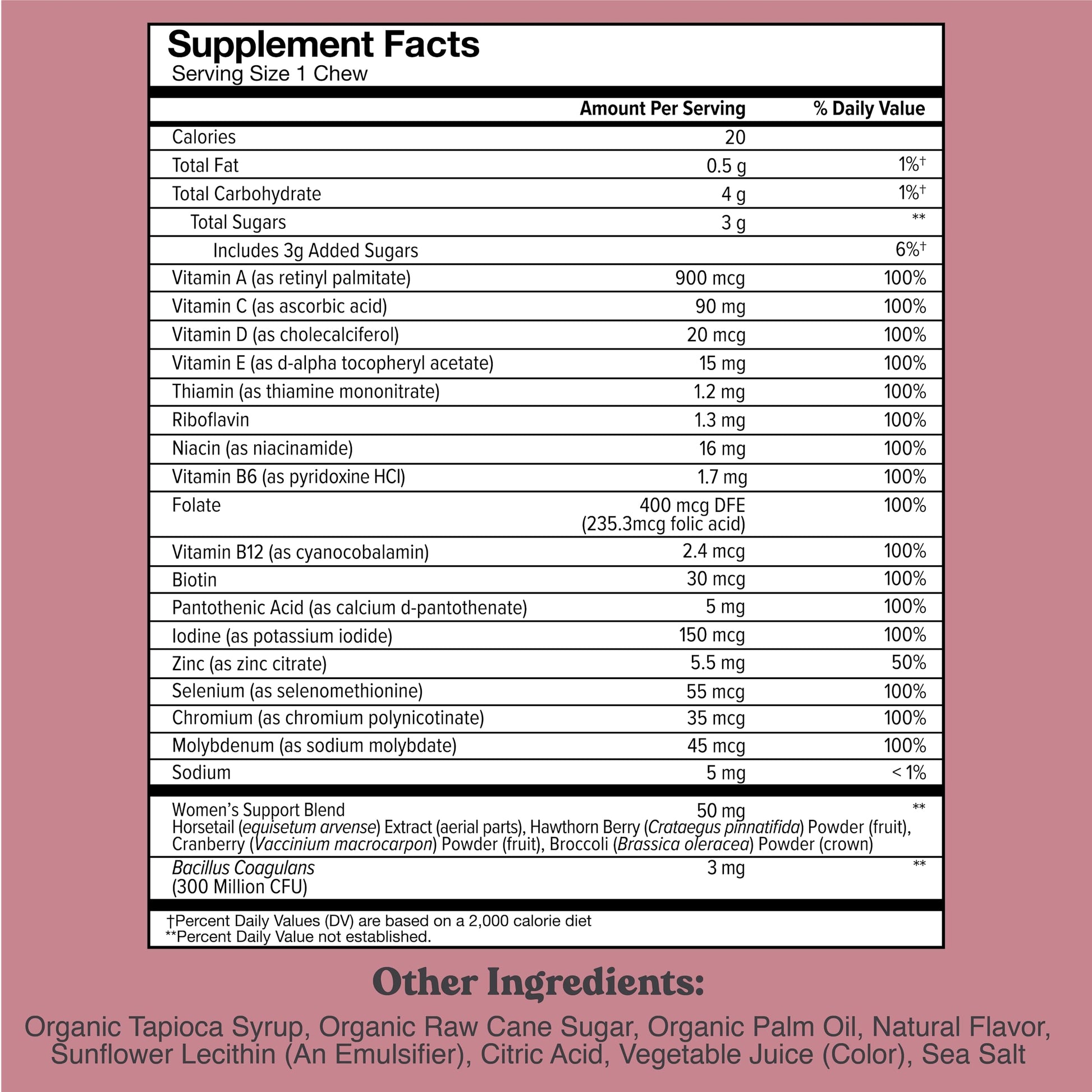 Chewsy Women's Multivitamin Chews, Immune & Energy Support, Vitamins C, B12, A, D, E CHEWSY buy supplements canada