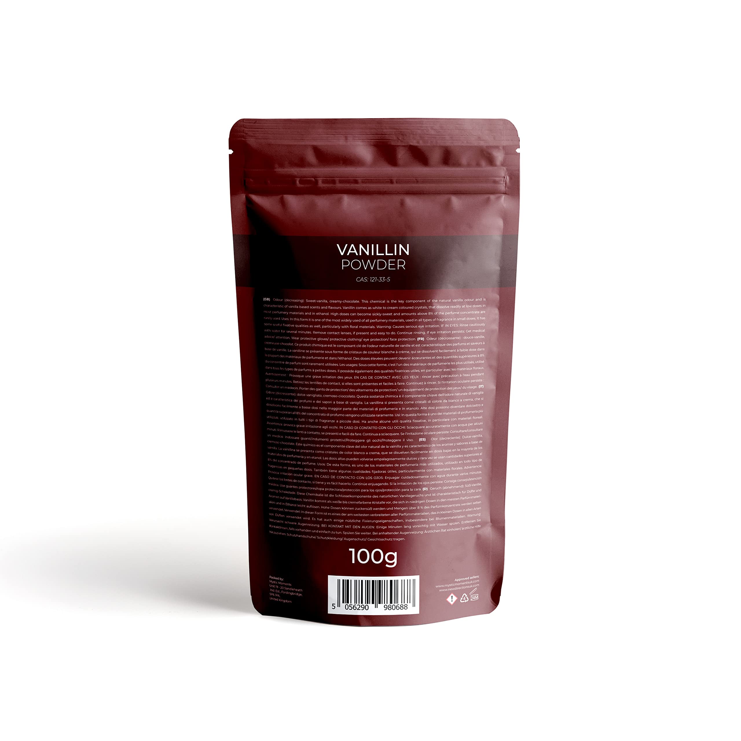 Mystic Moments | Vanillin - 100g Mystic Moments buy supplements canada