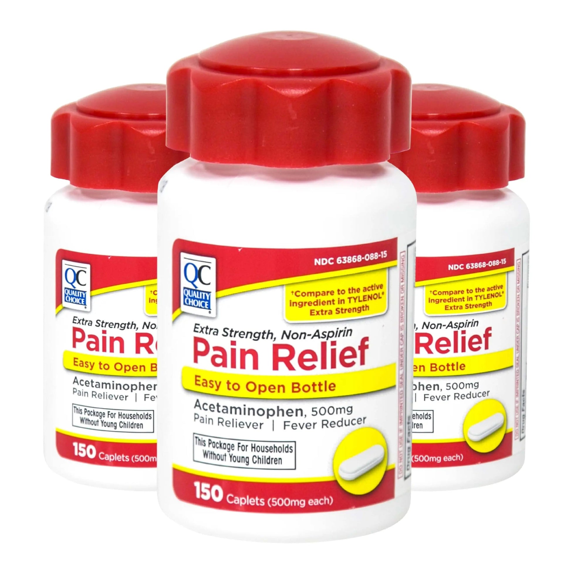 Quality Choice Easy Open Extra Strength Pain Relief, Acetaminophen 500mg Extra Strength, Pain Reliever and Fever Reducer for Headache, Backache, Toothache and Muscle Aches, 150 Count Bottle. Quality Choice buy supplements canada