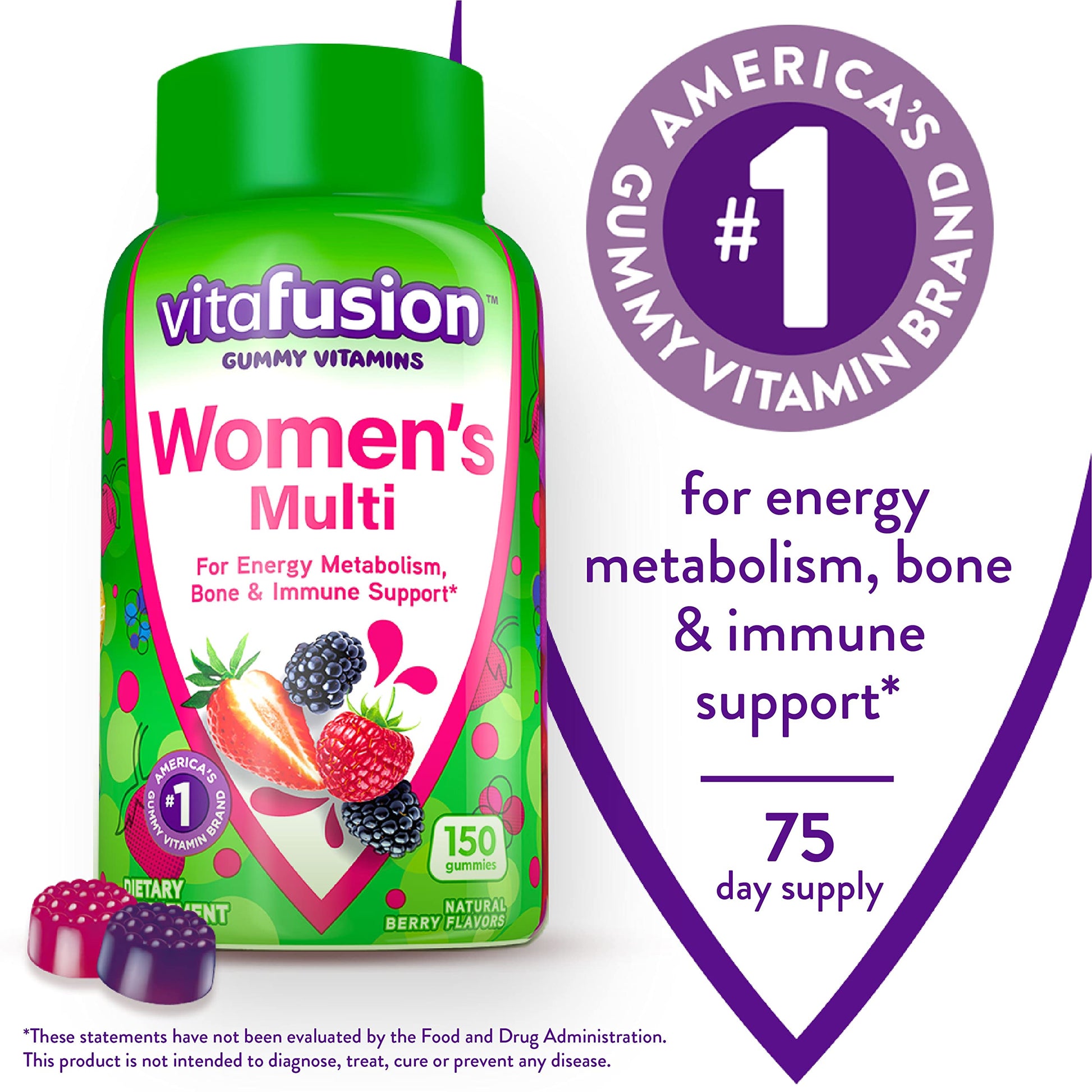 Vitafusion Fiber Well Sugar Free Fiber Supplement & Womens Multivitamin Gummies Vitafusion buy supplements canada