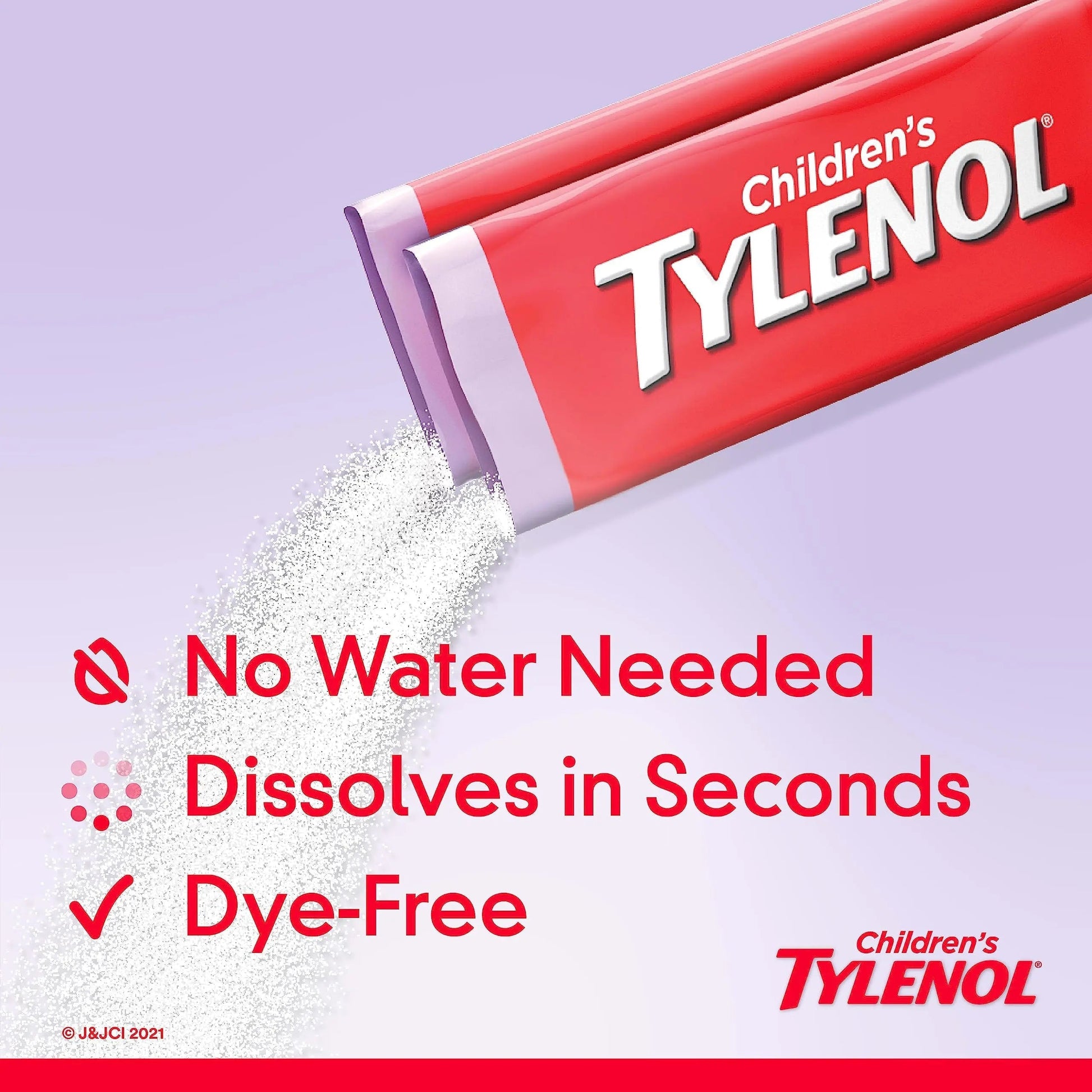 Children's Tylenol Dissolve Packs for Pain Relief, Fever Medication, 160 mg Acetaminophen, Dye Free, Kids' Powder Packets for Cold & Flu Symptom Relief; Wild Berry Flavor, 30 ct.; Pack of 1 Tylenol buy supplements canada