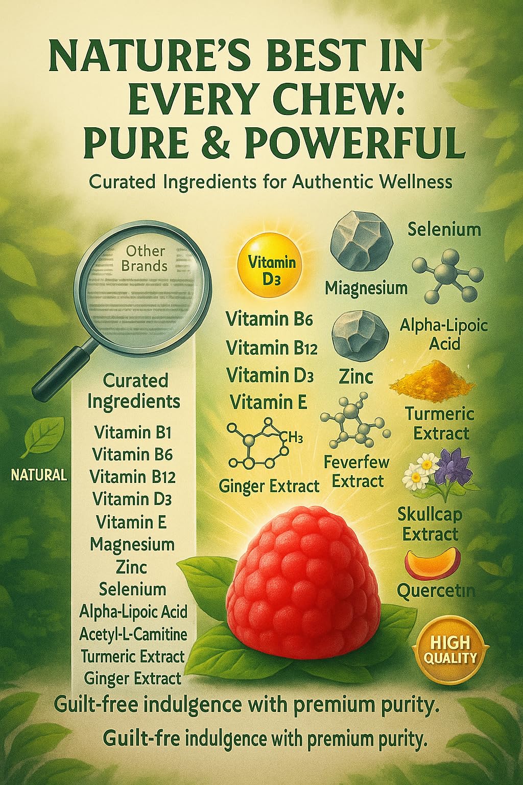 Sugar Free Neuropathy Support Gummies for Nerve – Enhanced Nerve Health, Regeneration, Cognitive Support with Vitamin B1, B6, B12, Magnesium, ALA, Turmeric, CoQ10 & More NutraPerfecto buy supplements canada