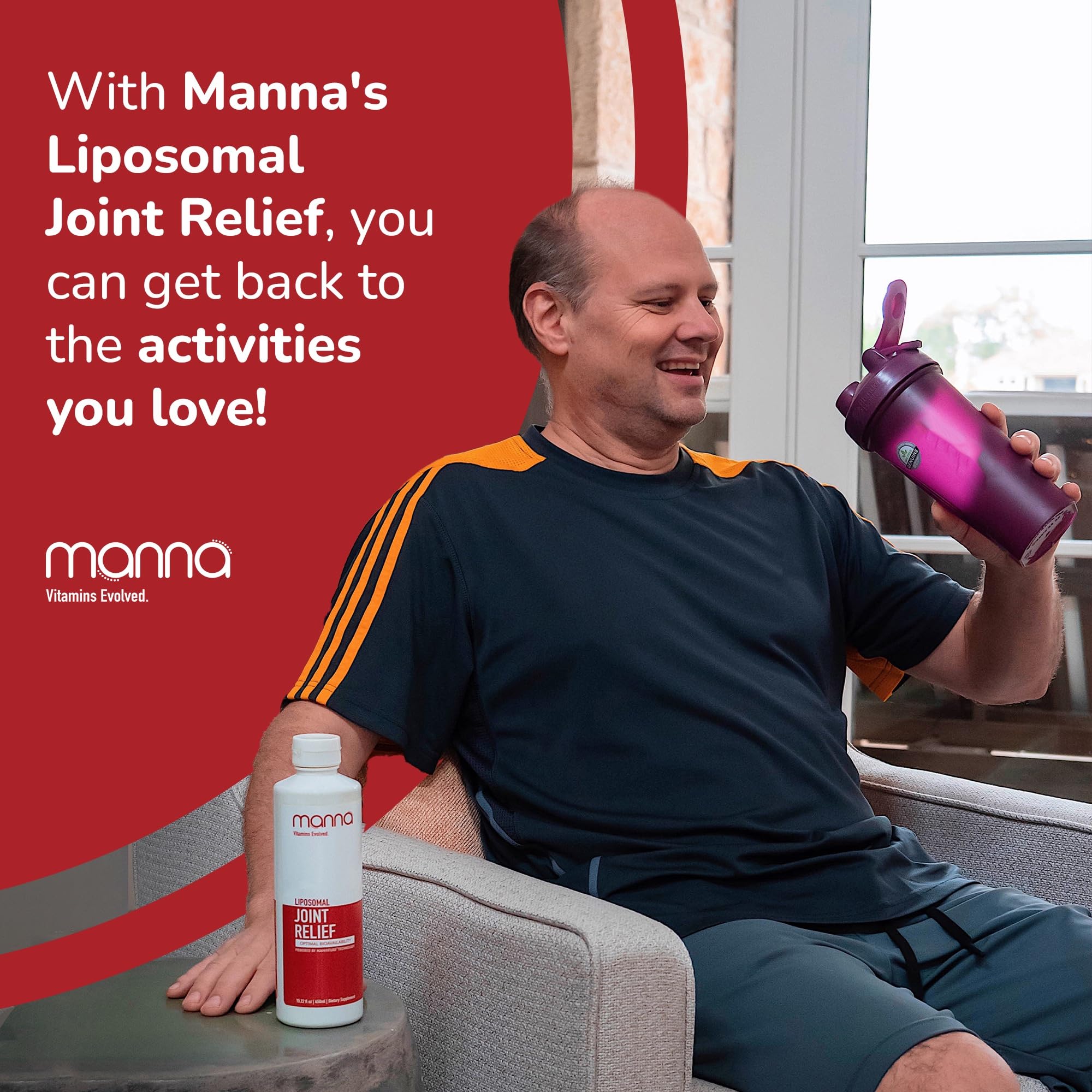 Manna Vitamins Evolved Liposomal Joint Relief Supplement for Women, Men Includes Curcumin, Glucosamine, Chondroitin, Quercetin for Joint Health, Swelling, Aches, Increase Range of Motion, Mobility Manna Vitamins Evolved buy supplements canada
