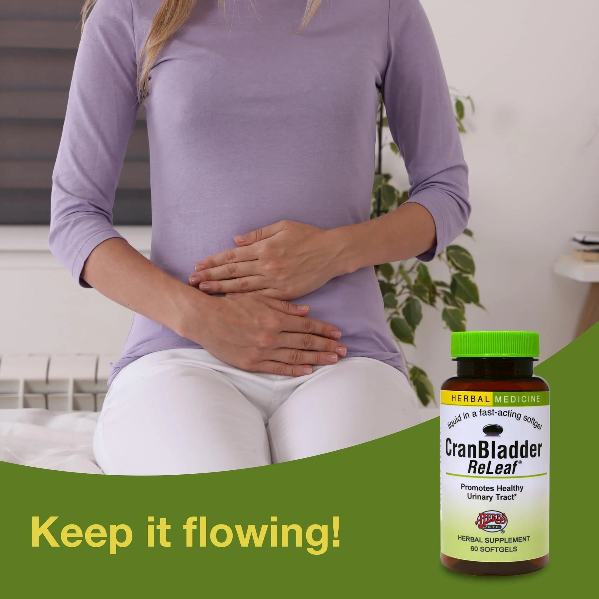 Herbs Etc. CranBladder ReLeaf Softgels - Bladder Health Support - Natural Supplement Formula to Aid Urinary Health & Comfort - Optimal Urinary Support with Cranberry - 60 Softgels (60 Servings) Herbs Etc. buy supplements canada