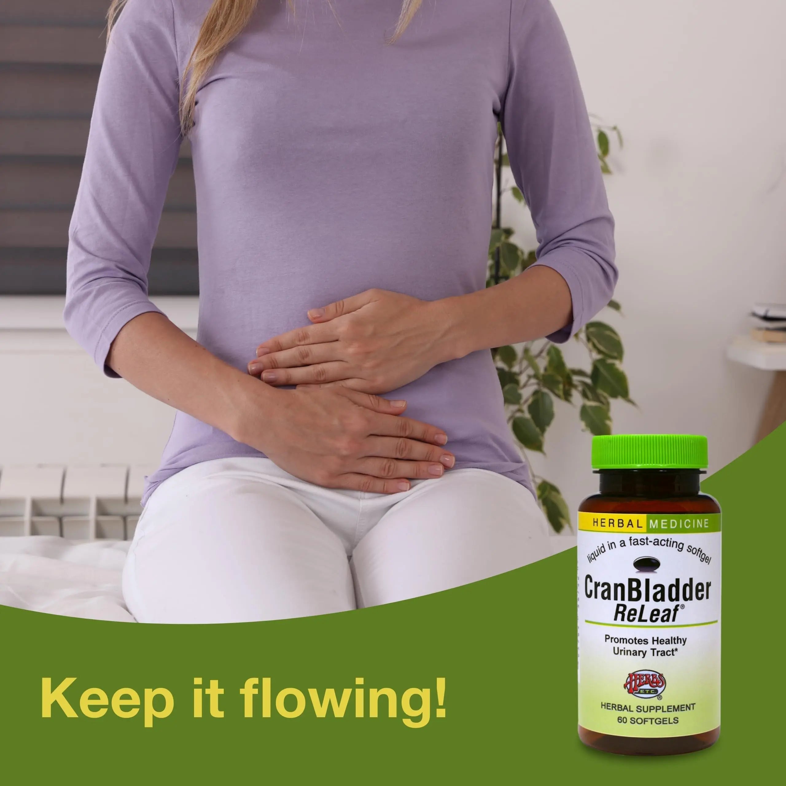 Herbs Etc. CranBladder ReLeaf Softgels - Bladder Health Support - Natural Supplement Formula to Aid Urinary Health & Comfort - Optimal Urinary Support with Cranberry - 60 Softgels (60 Servings) Herbs Etc. buy supplements canada