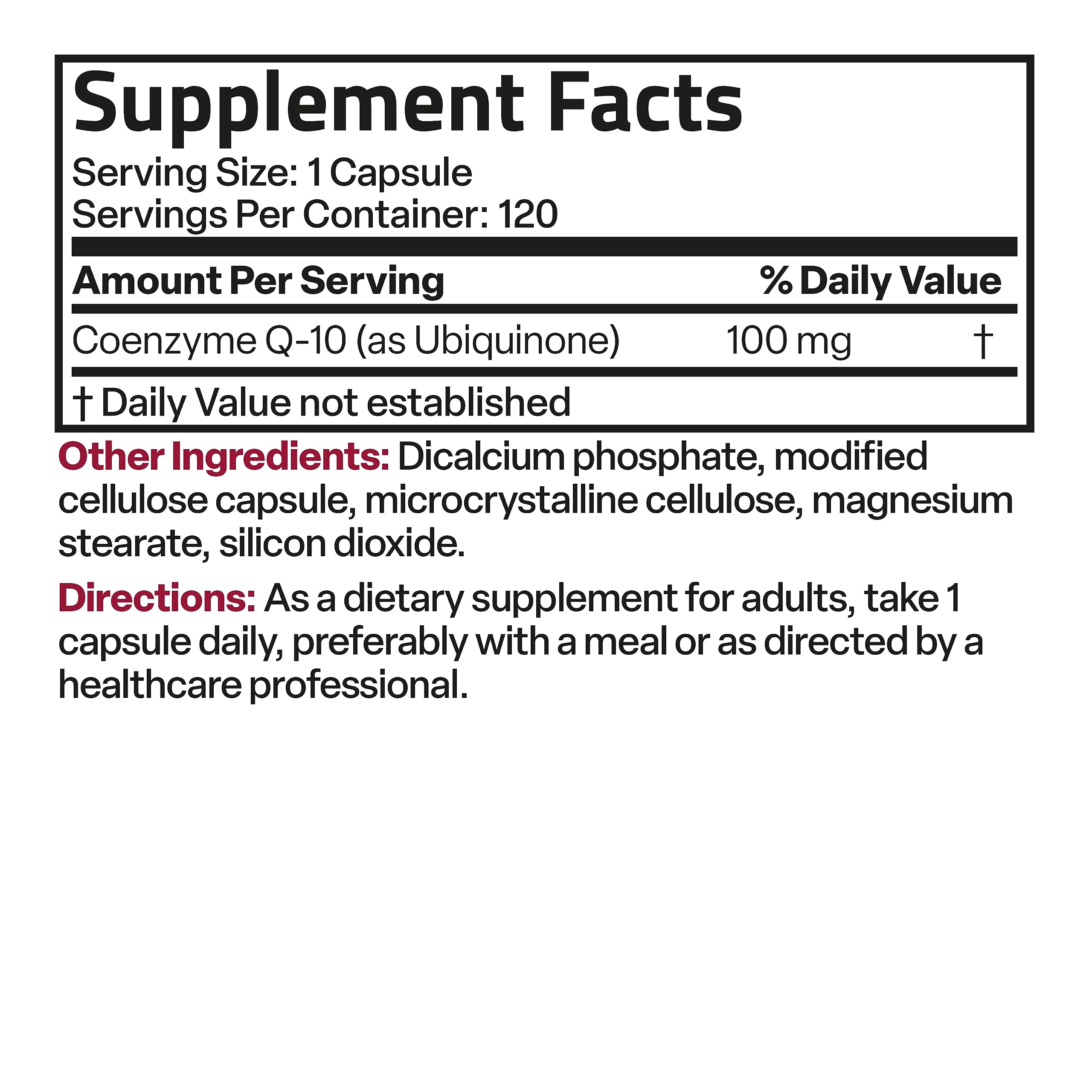 Bronson CoQ10 100 MG High Potency Cellular Energy Production, 120 Vegetarian Capsules Bronson buy supplements canada