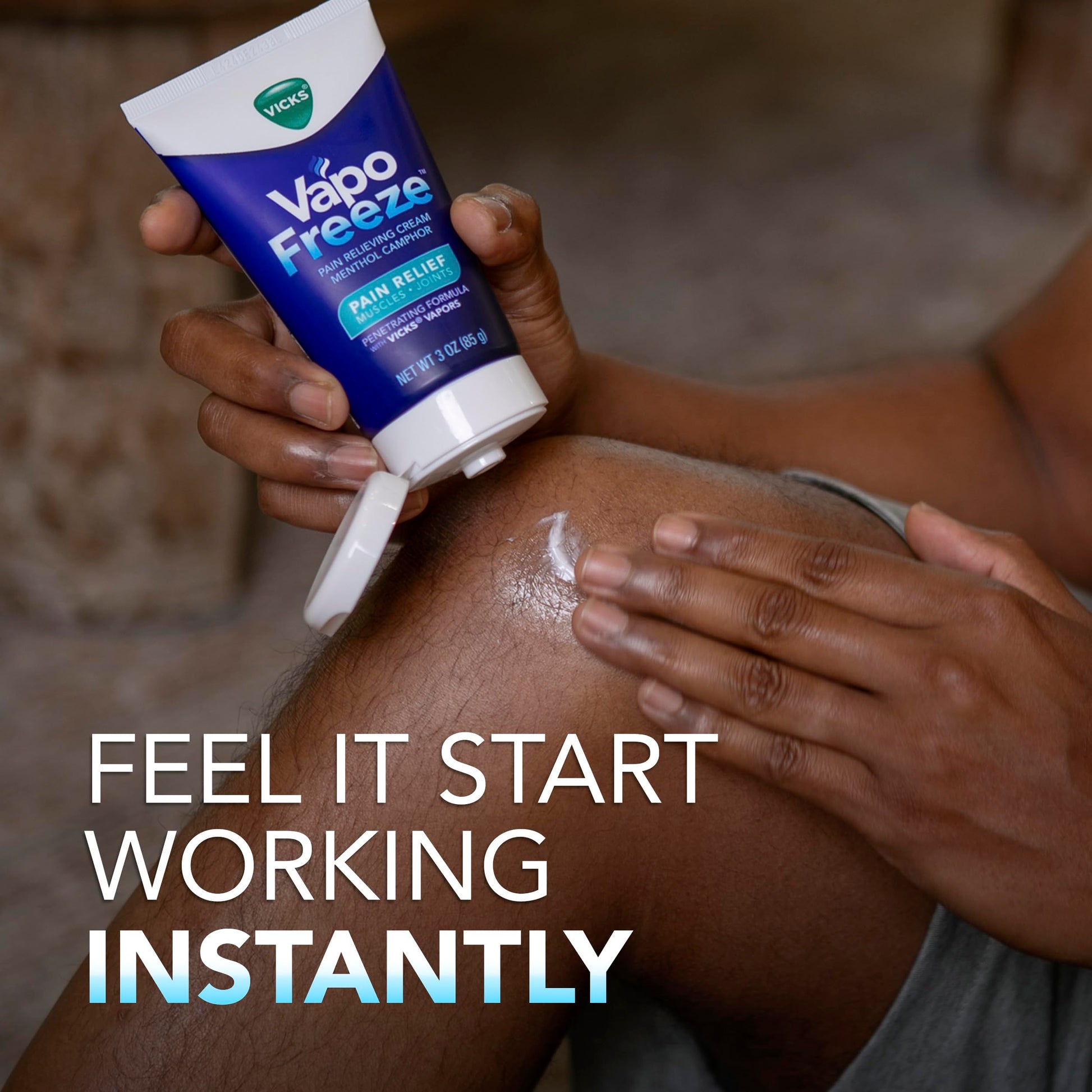 Vicks VapoFreeze Topical Pain Cream 3.0oz, Maximum Strength Menthol+ for Muscle Pain Relief, Joint Pain Relief, Knee Pain Relief, Back Pain Relief, Cream for Pain Relief, Topical Pain Relief Vicks buy supplements canada