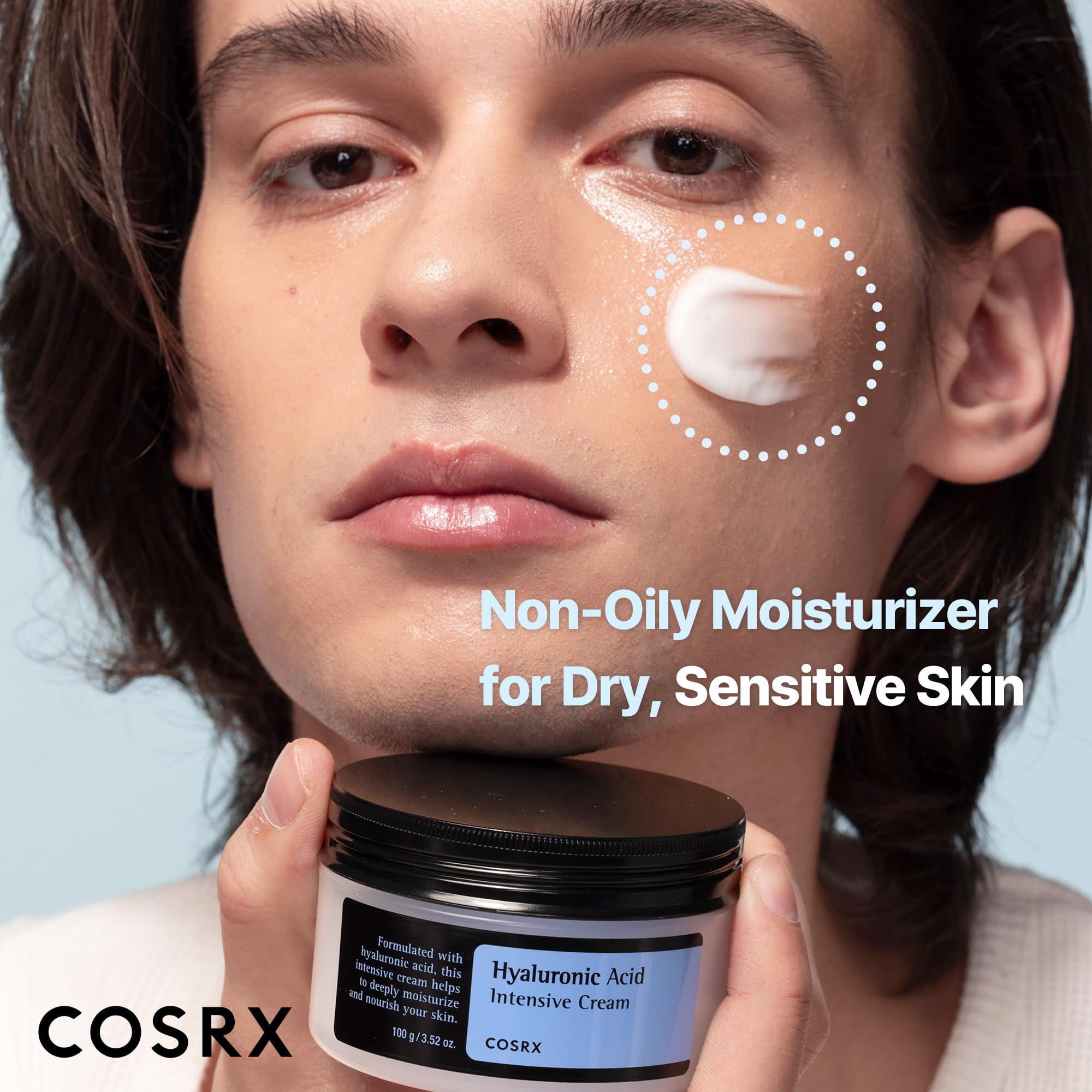 COSRX Hyaluronic Acid Moisturizing Cream, Long-lasting Hydration, Rich Moisturizer for Sensitive Skin 3.52 oz / 100g COSRX buy supplements canada