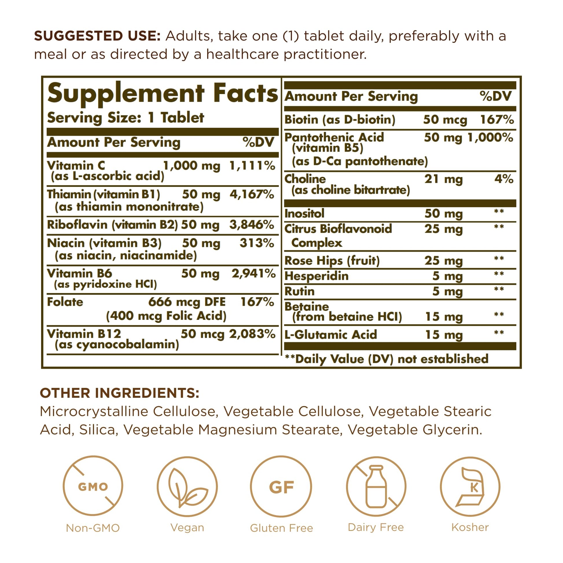Solgar Ultimate B+C Complex Stress Formula 90 Tablets (Pack of 2) Solgar buy supplements canada