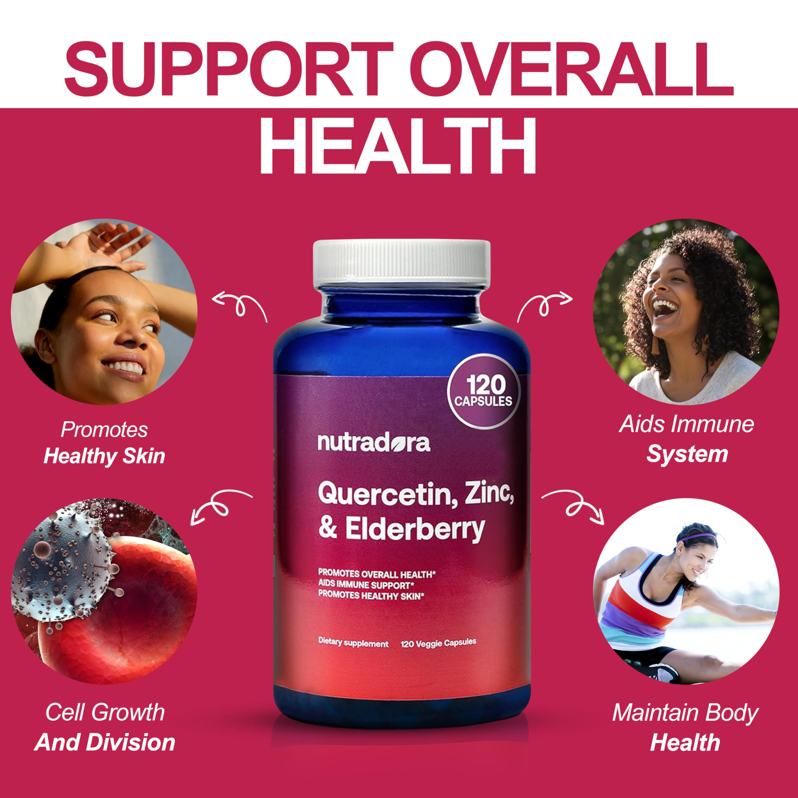 Nutradora Quercetin 1000mg Per Serving Veggie Capsules, Non-GMO Nutradora buy supplements canada