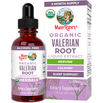 MaryRuth Organics Valerian Root Liquid Drops | 2 Month Supply | Sugar Free | USDA Organic Valerian Root Drops | Support Sleep | Calm and Stress Relief | Vegan | Non-GMO | Gluten Free | 60 Servings MARYRUTH'S buy supplements canada