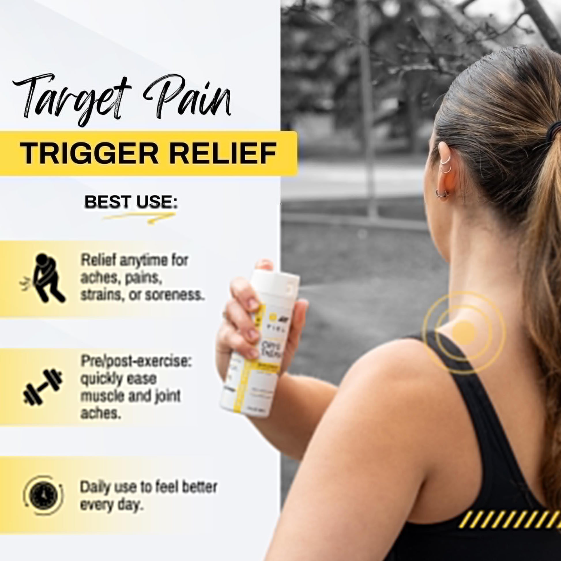 TIDL Cryotherapy Pain Relief Spray, 3 Oz (Pack of 2) Max Strength for Fast-Acting Muscle, Joint & Neck Pain Relief, Plant-Based Menthol & Camphor Pain Reliever, Quick Drying Formula TIDL buy supplements canada