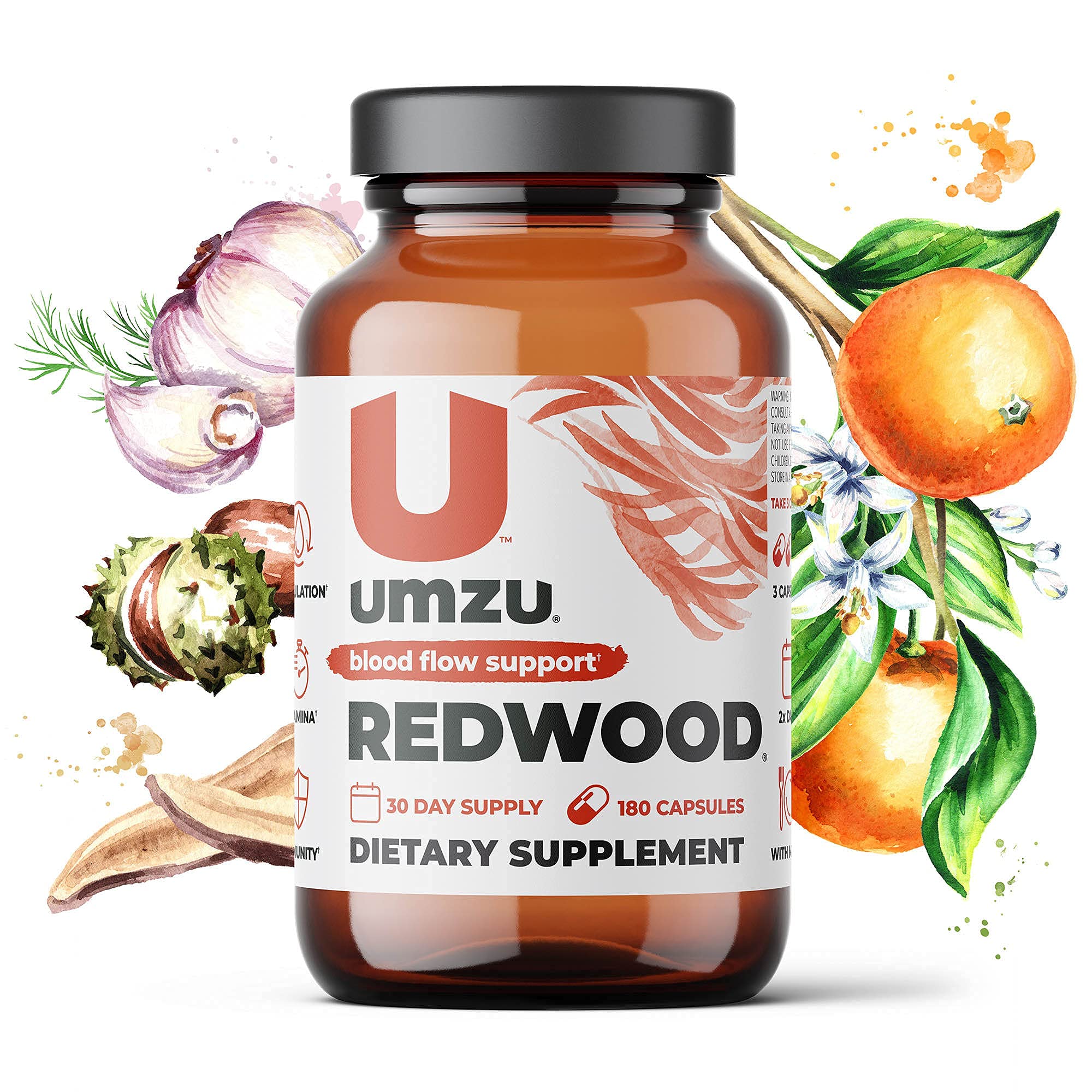 UMZU Redwood - Supports Nitric Oxide & Healthy Blood Flow - Blend of Vitamins & Herbal UMZU buy supplements canada