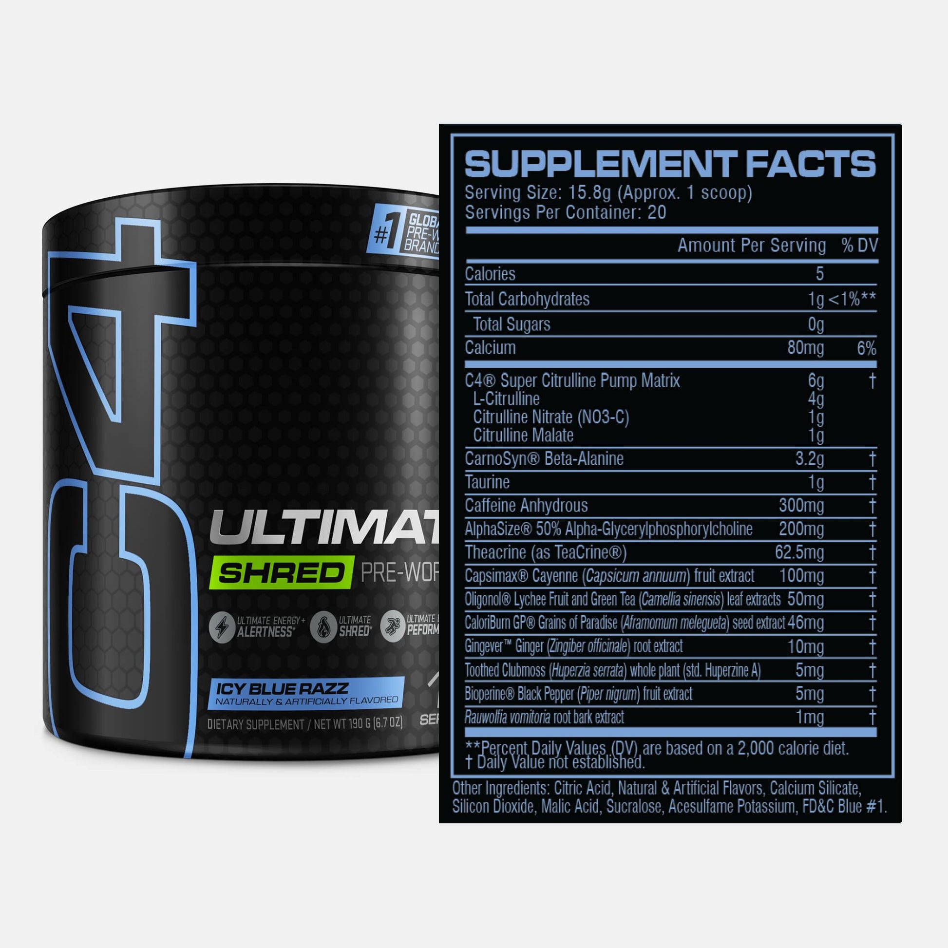 Cellucor C4 Ultimate Shred Pre Workout Powder, Fat Burner for Men & Women, Metabolism Cellucor buy supplements canada