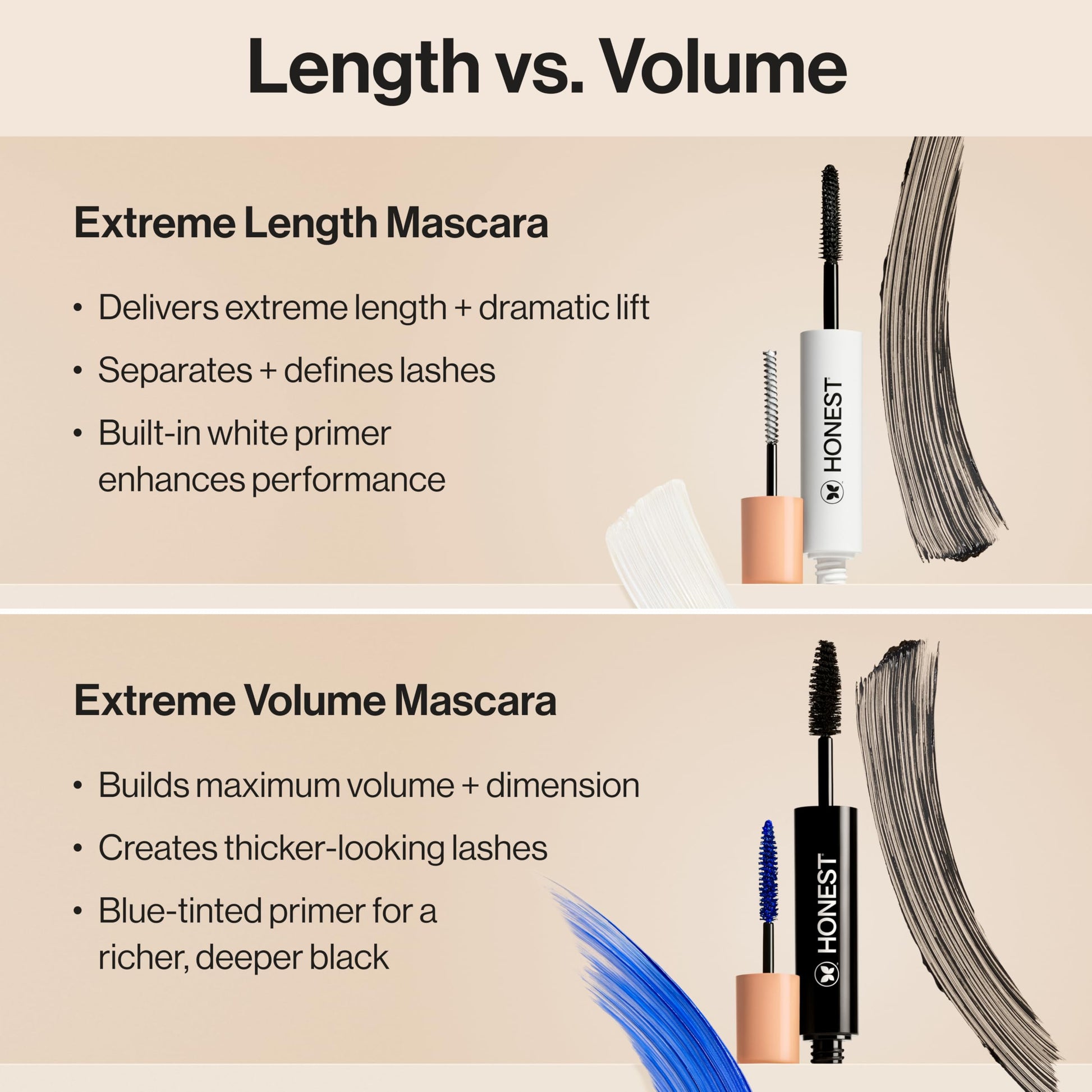 Honest Beauty 2-in-1 Extreme Length Clean Mascara + Lash Primer | Lengthening + Volumizing | Cruelty Free + Safe for Sensitive Eyes | Black, .27 fl oz Honest Beauty buy supplements canada