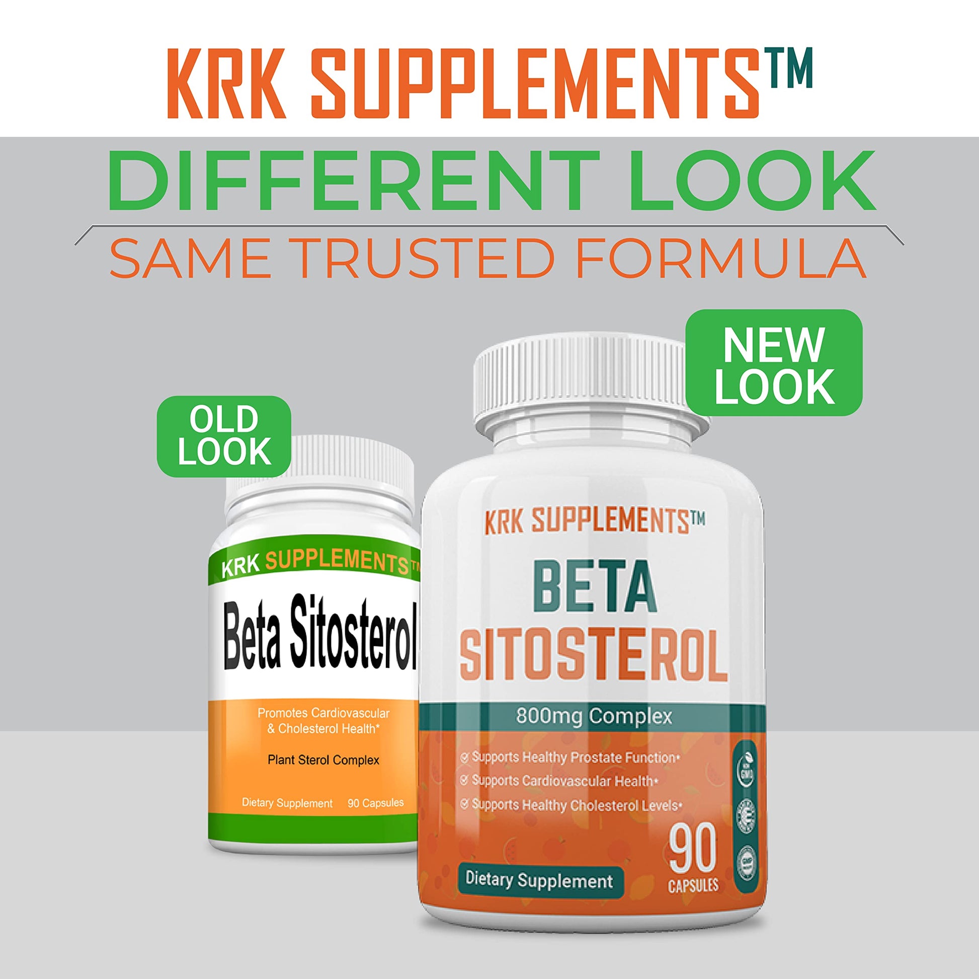 KRK SUPPLEMENTS Bundle Combo for 3 Total Bottles of Beta Sitosterol 800mg KRK SUPPLEMENTS buy supplements canada