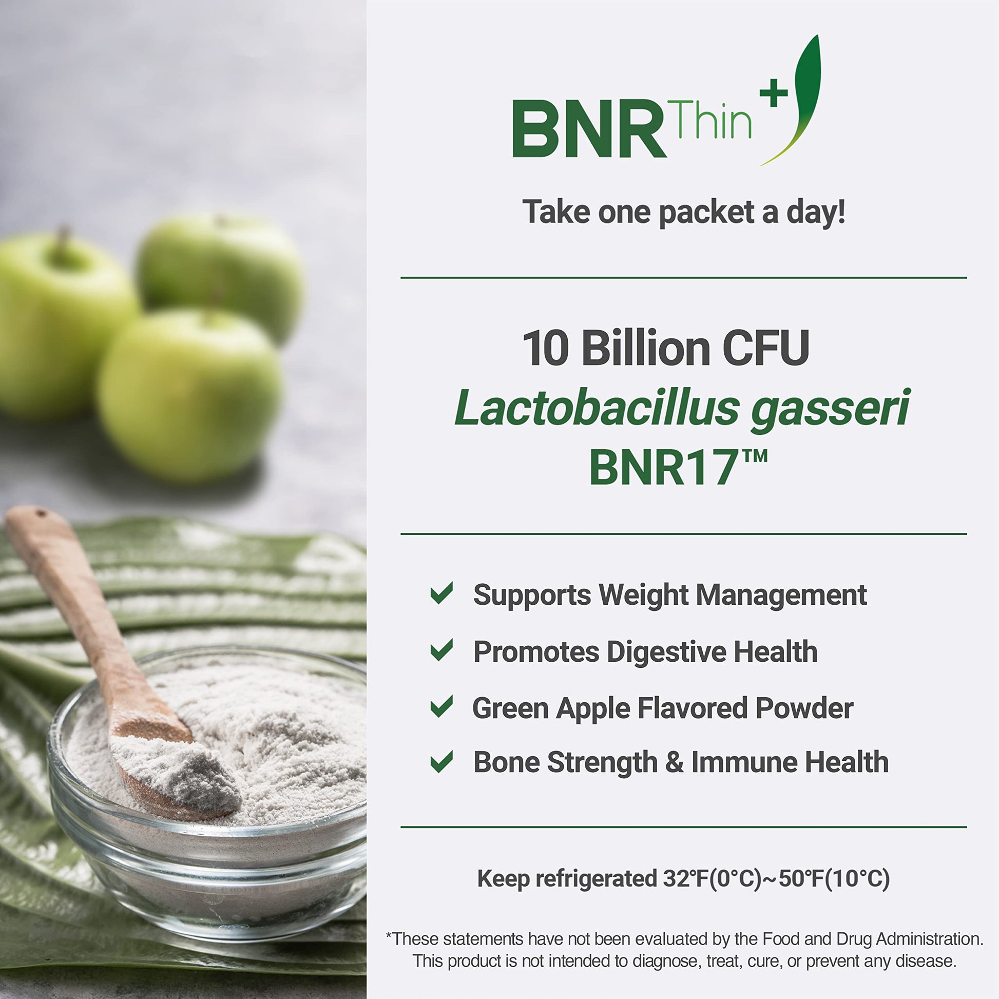 BNRThin Plus, Weight Management Probiotic Powder, 10 Billion CFU Guaranteed, Lactobacil AceBiome buy supplements canada