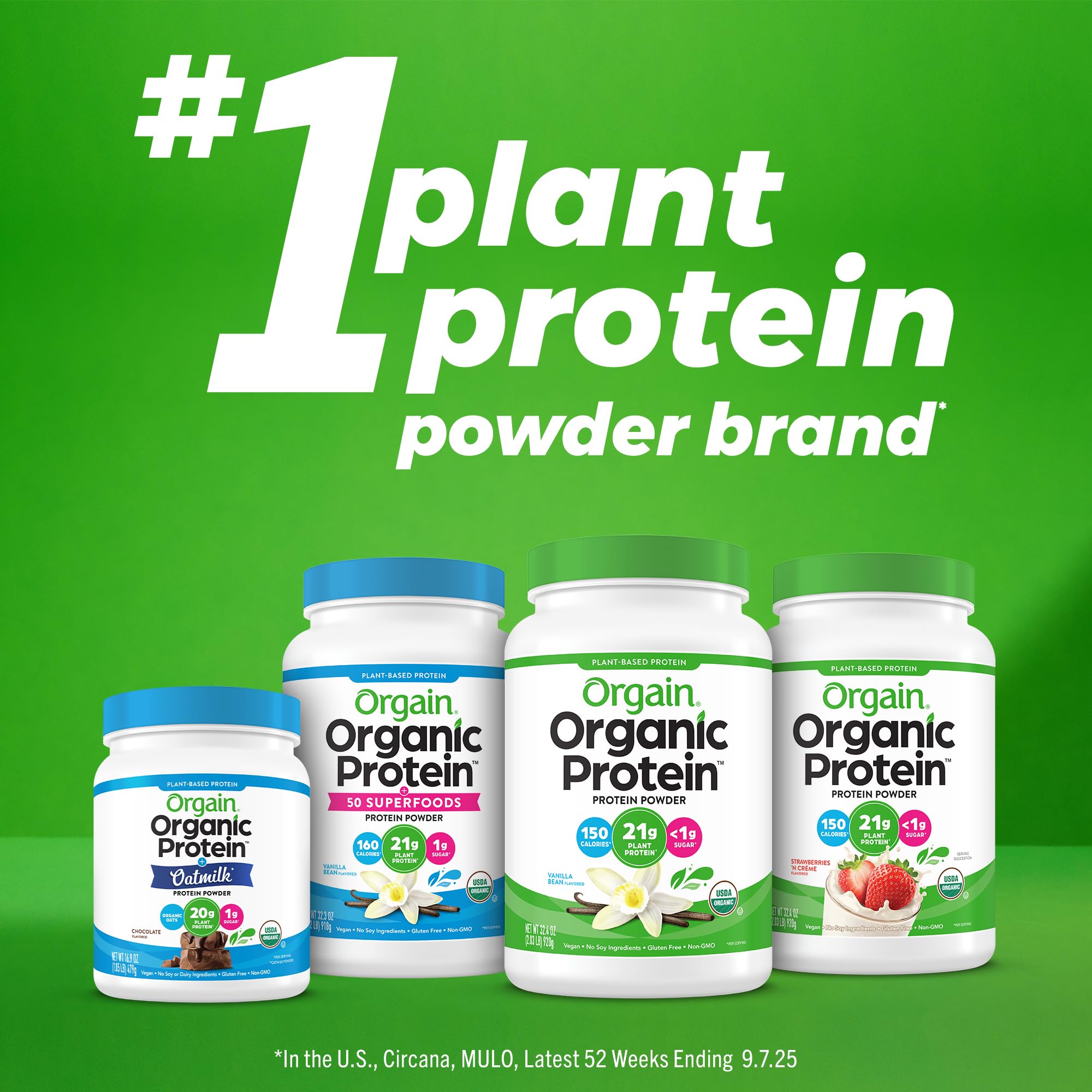 Orgain Organic Simple Vegan Protein Powder, Vanilla - 20g Plant Based Protein, Made with less Ingredients, No Artificial Sweeteners, Gluten Free, No Dairy or Lactose, 1.25 lb (Packaging May Vary) Orgain buy supplements canada