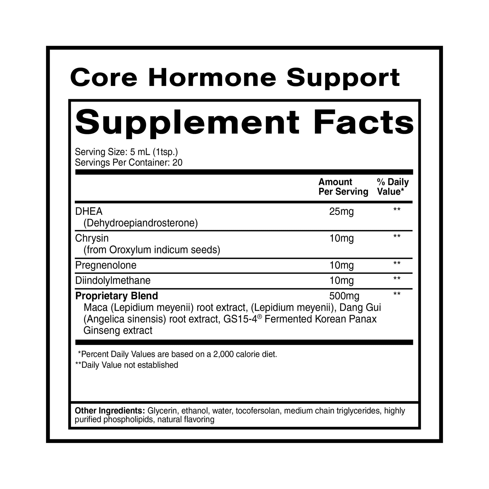 Quicksilver Scientific Core Hormone Support 3.88 fl oz (100ml) Quicksilver Scientific buy supplements canada