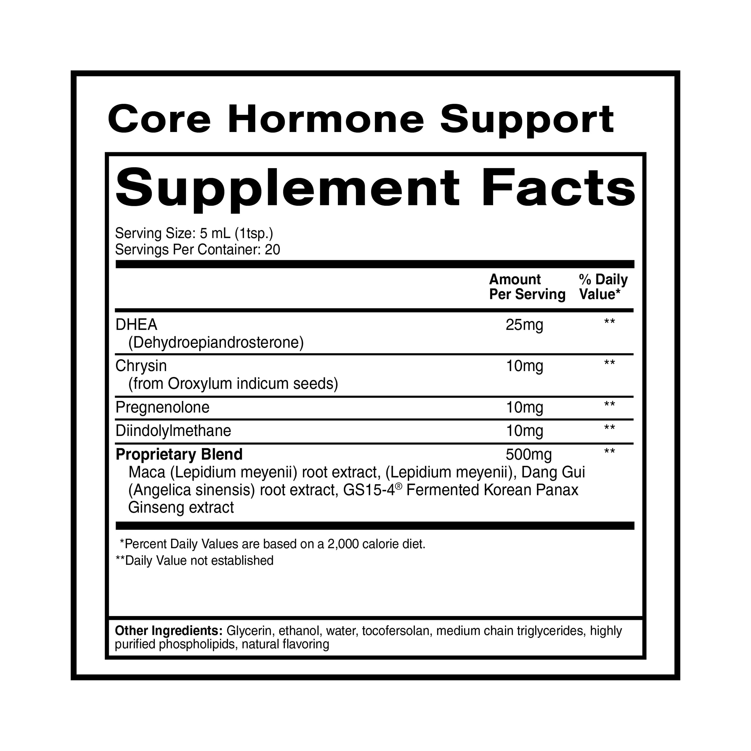 Quicksilver Scientific Core Hormone Support 3.88 fl oz (100ml) Quicksilver Scientific buy supplements canada