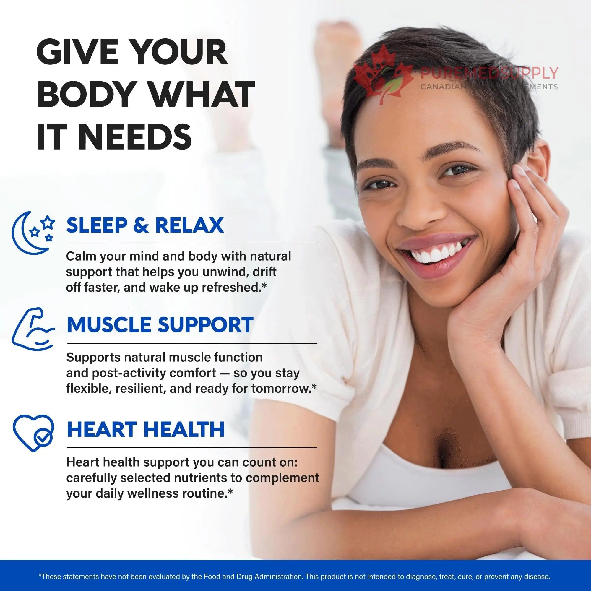 Magnesium Supplement - 5 in 1 Complex | Glycinate | Citrate | Malate | Taurate | Oxide - Made in USA - Stress, Muscle & Heart Support - Vegan, Natural, Non-GMO - 180 Capsules, 2 Month Supply NUTRAHARMONY buy supplements canada