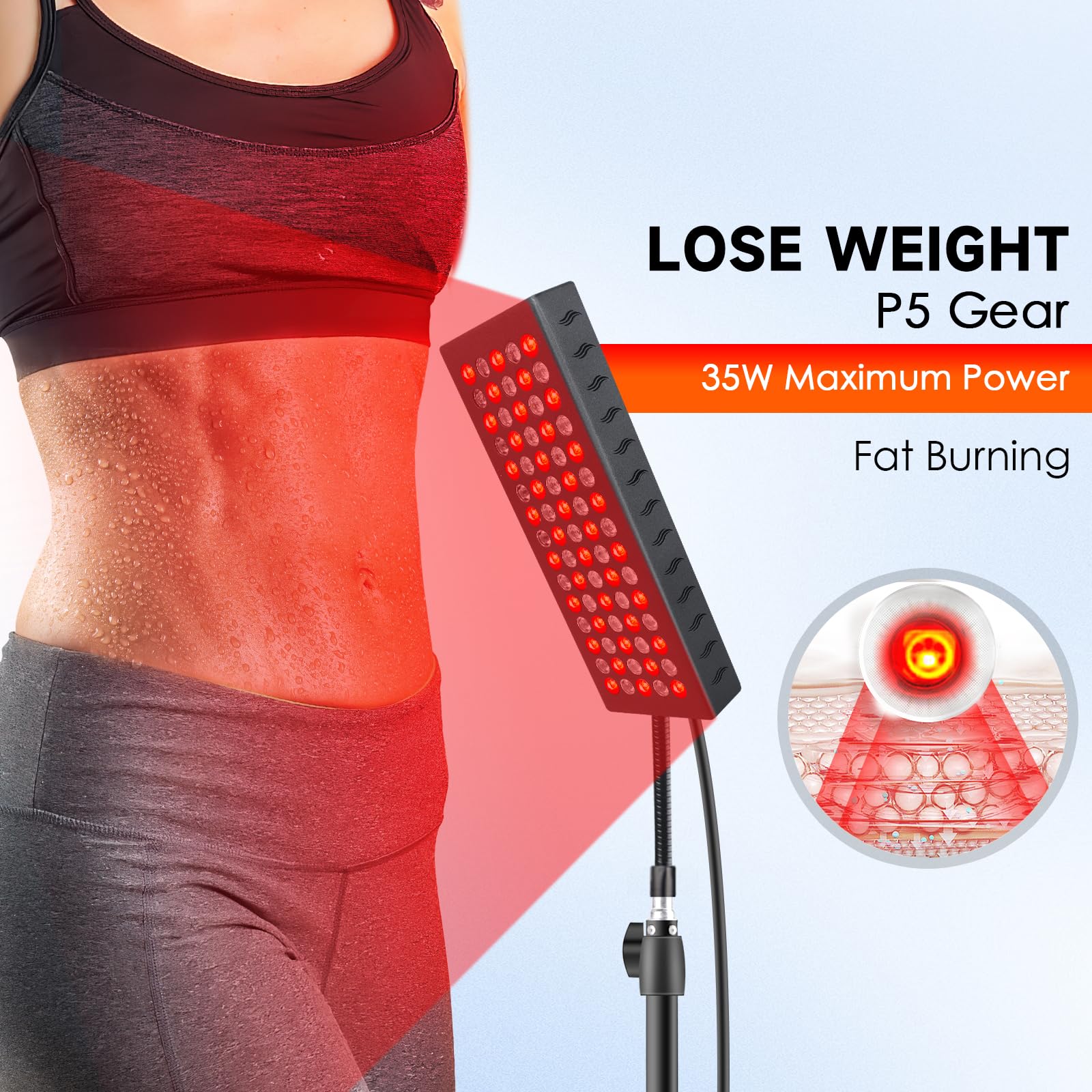 Infrared Red Light Therapy Lamp: Heating Pad Pain Relief for Body 75 LEDs Red Light Astarexin buy supplements canada
