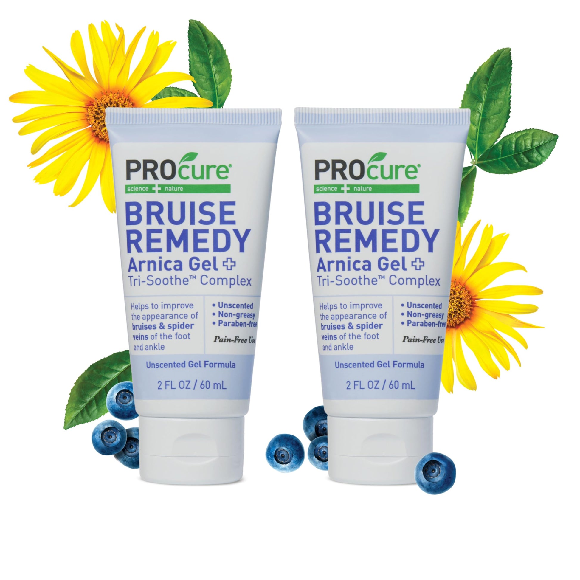 PROcure Arnica & MSM Bruise Remedy Gel – Paraben-Free, Unscented Arnica Montana Gel for Bruising, Spider Veins & Skin Discoloration – 2 Pack PROcure buy supplements canada