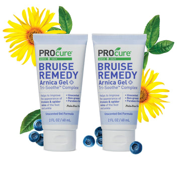 PROcure Arnica & MSM Bruise Remedy Gel – Paraben-Free, Unscented Arnica Montana Gel for Bruising, Spider Veins & Skin Discoloration – 2 Pack PROcure buy supplements canada