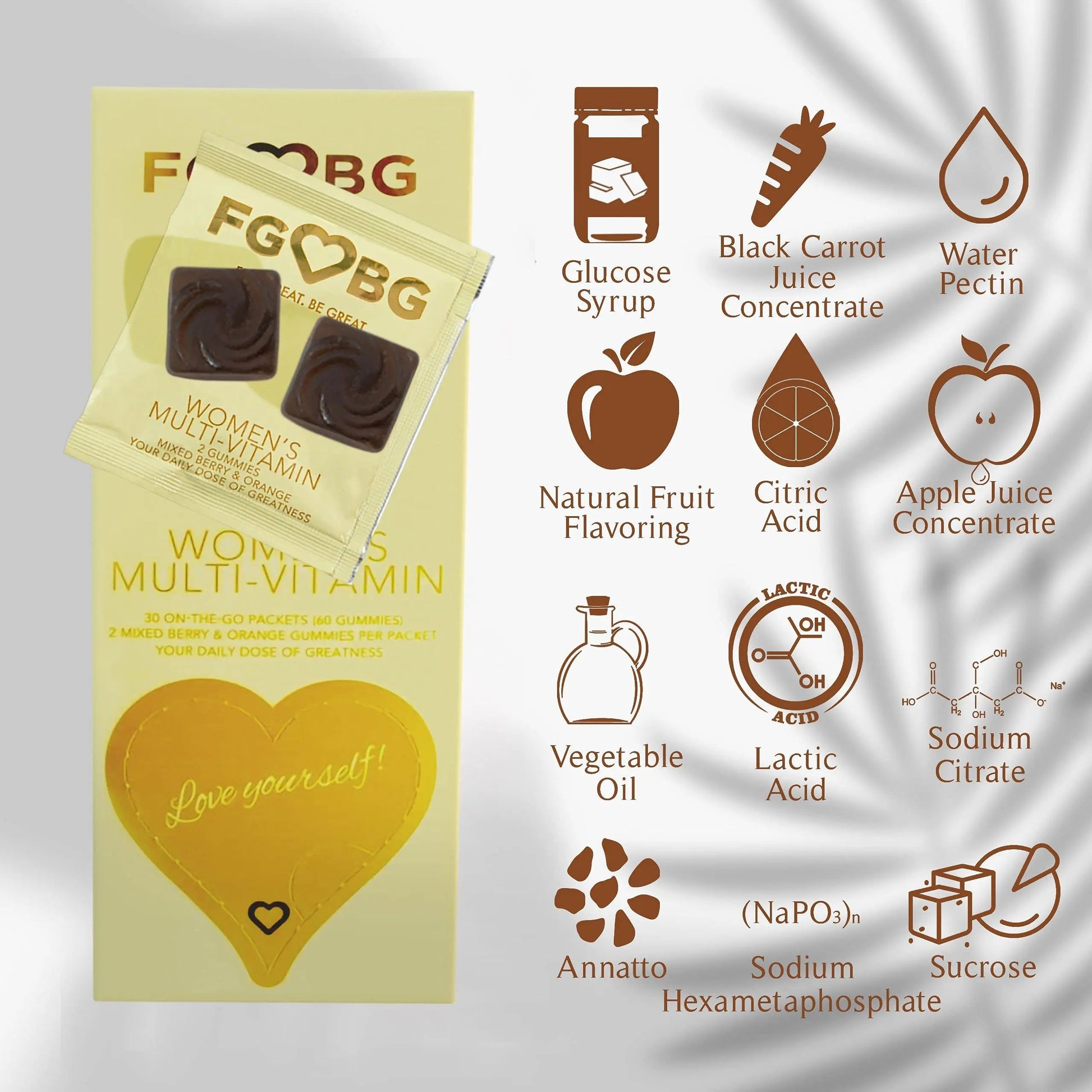FGBG Women’s Multivitamin Gummies | Vegan All in One Formula | Boost Energy, Brain Function| Cruelty-Free | 30-Day Supply FGBG buy supplements canada