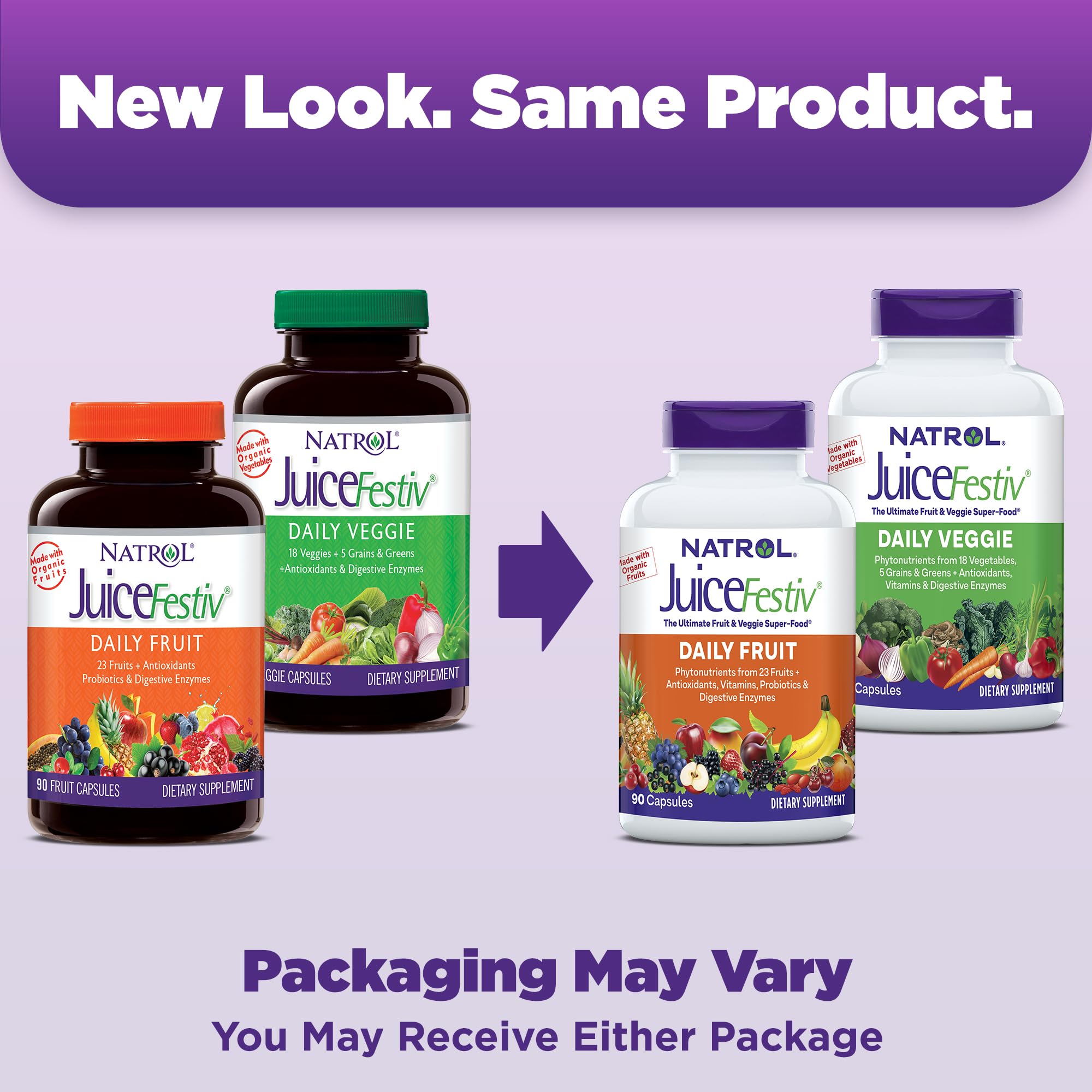 Natrol JuiceFestiv, Vitamins and Supplements for Nutrition & Well-Being, Antioxidants for Cellular Health, 90 Capsules Natrol buy supplements canada