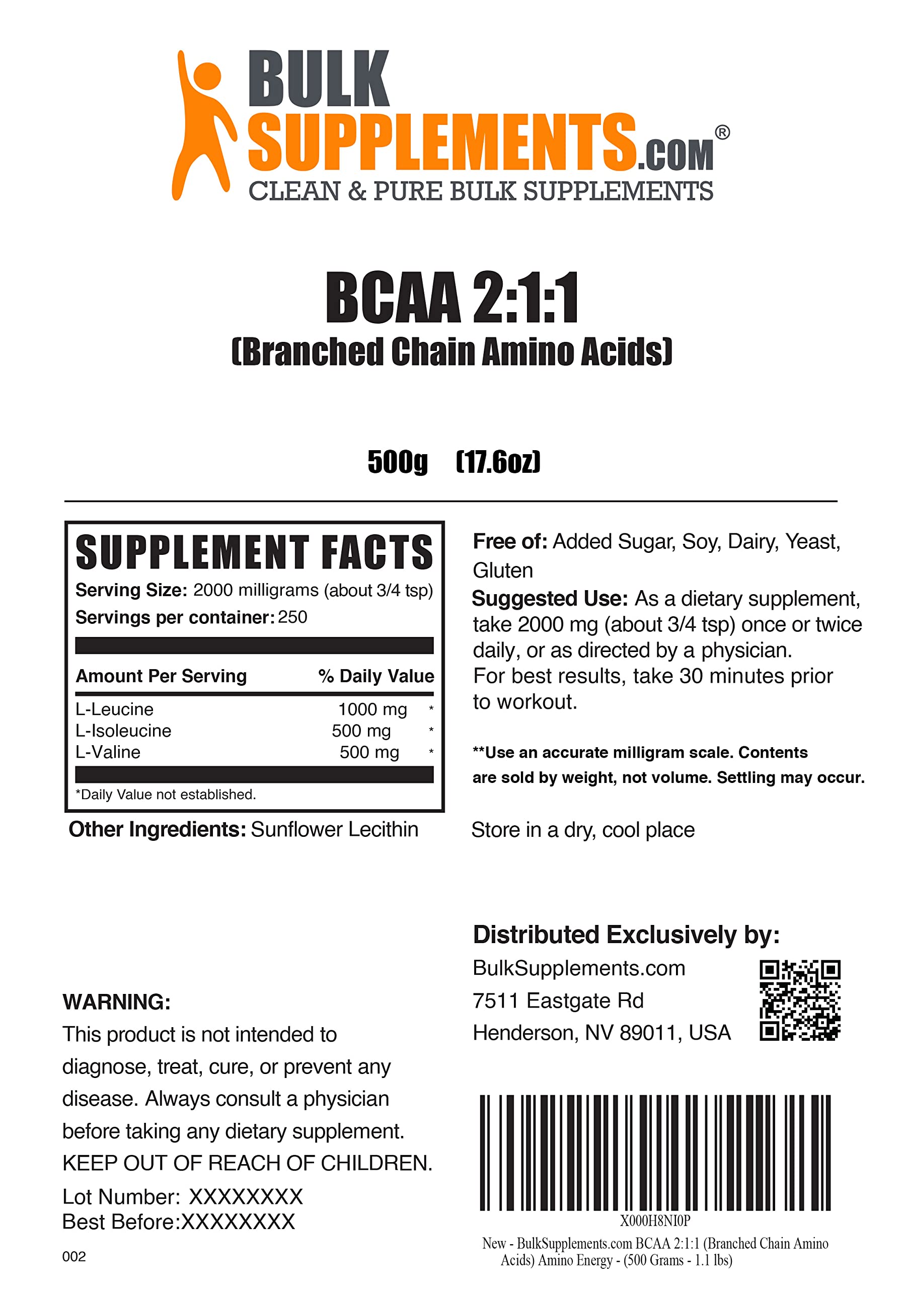 BULKSUPPLEMENTS.COM Beta Alanine Powder (500g), with L-Citrulline Malate 2:1 Powder BULKSUPPLEMENTS.COM buy supplements canada