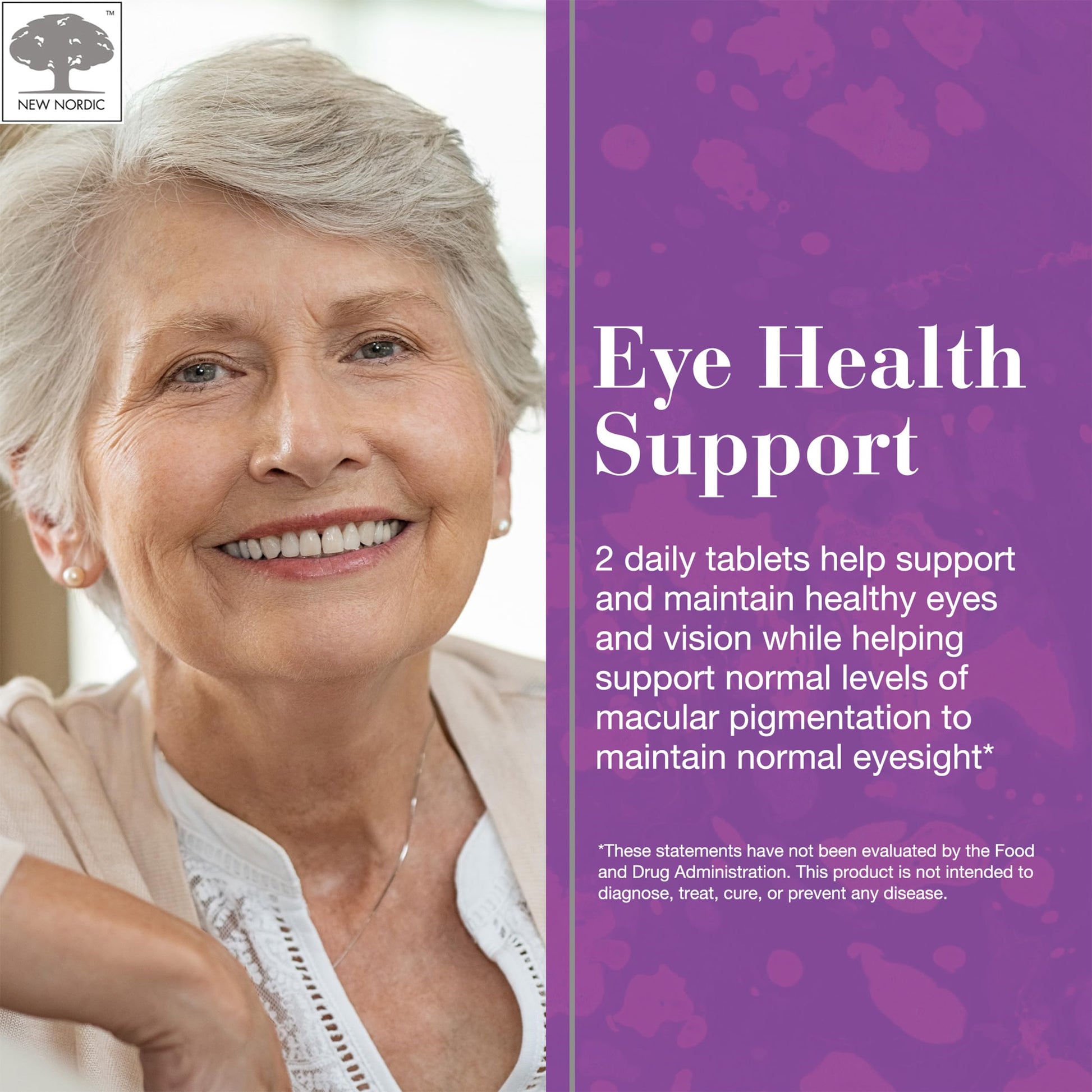 NEW NORDIC Hair & Eye Support Tablets Bundle, Hair GRO Natural Hair Growth and Blue Berry Eye Vitamin Supplements NEW NORDIC buy supplements canada