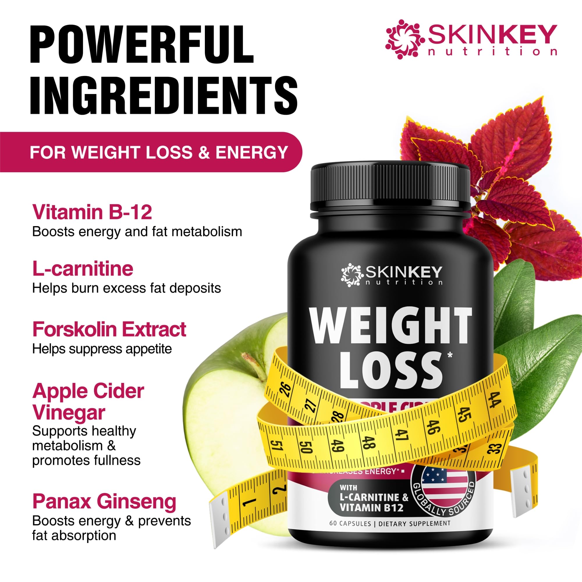 Weight Loss Pills for Women - Fat Burner Diet That Work Fast & Men Made in USA SKINKEY Nutrition buy supplements canada