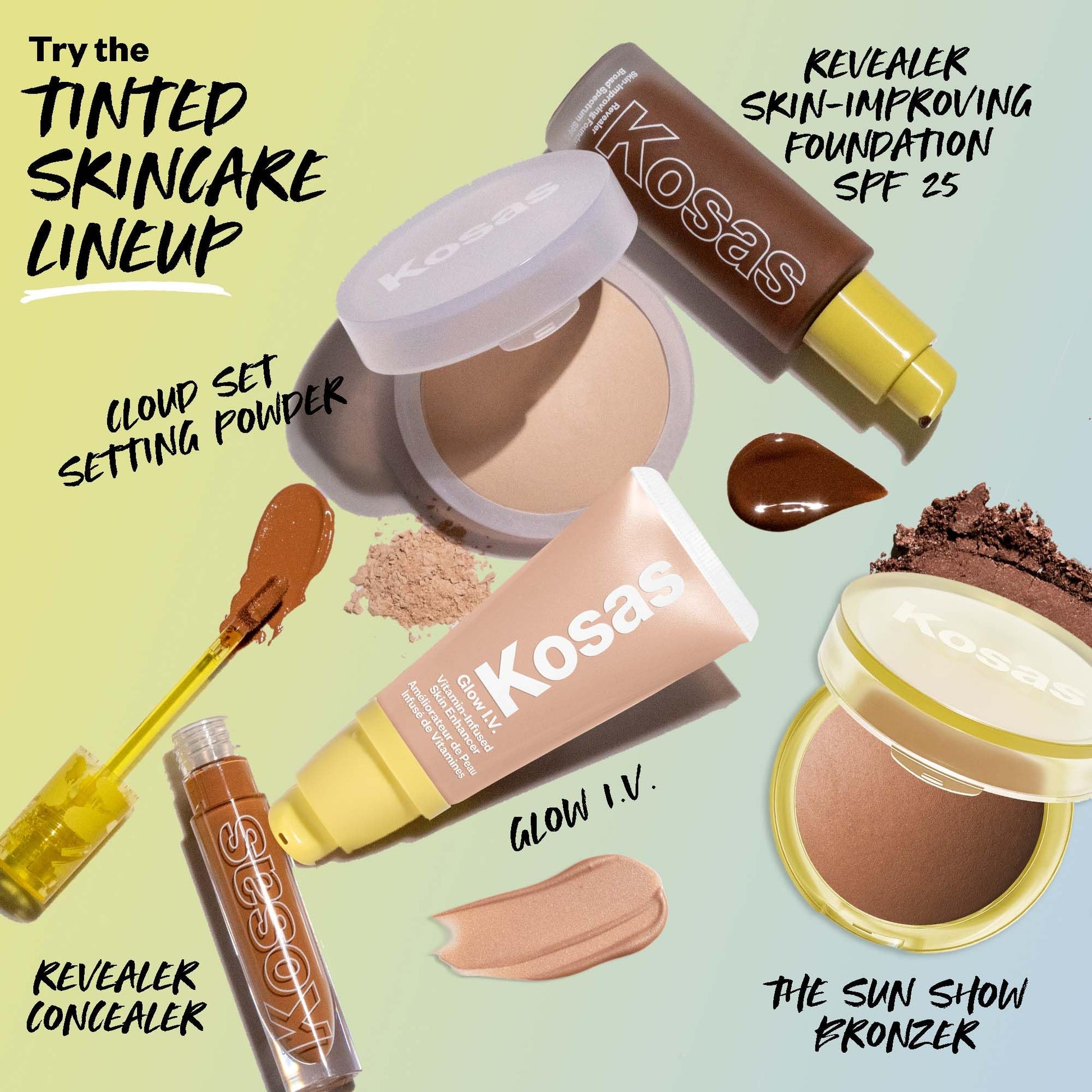 Kosas Sun Show Glowy Warmth Baked Bronzer - Contouring Powder for Cheekbones, Nose & Jawline - Enriched with Concentrated Fatty Acids - Talc-Free, Vegan & Hypoallergenic - Waves Kosas buy supplements canada