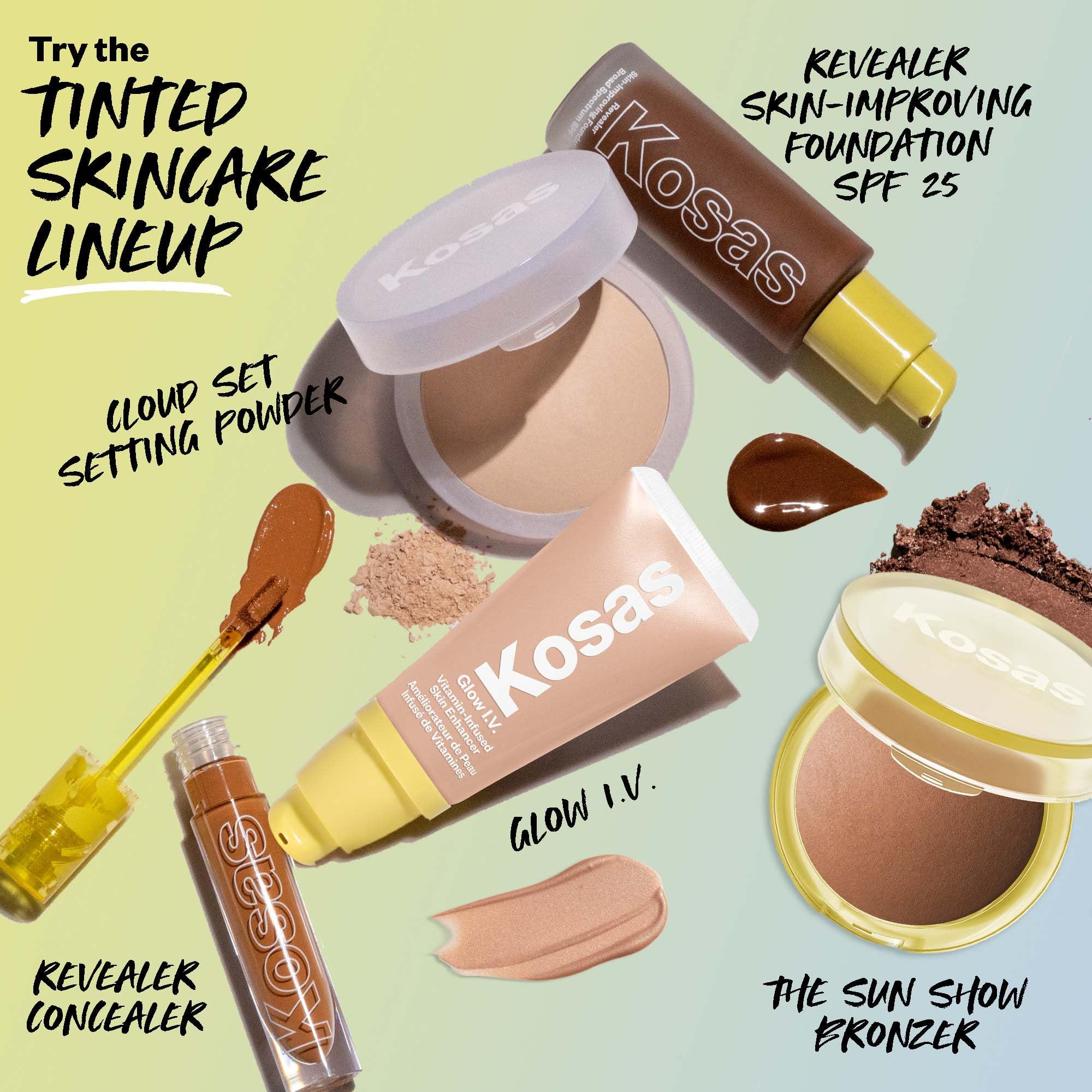 Kosas Sun Show Glowy Warmth Baked Bronzer - Contouring Powder for Cheekbones, Nose & Jawline - Enriched with Concentrated Fatty Acids - Talc-Free, Vegan & Hypoallergenic - Waves Kosas buy supplements canada