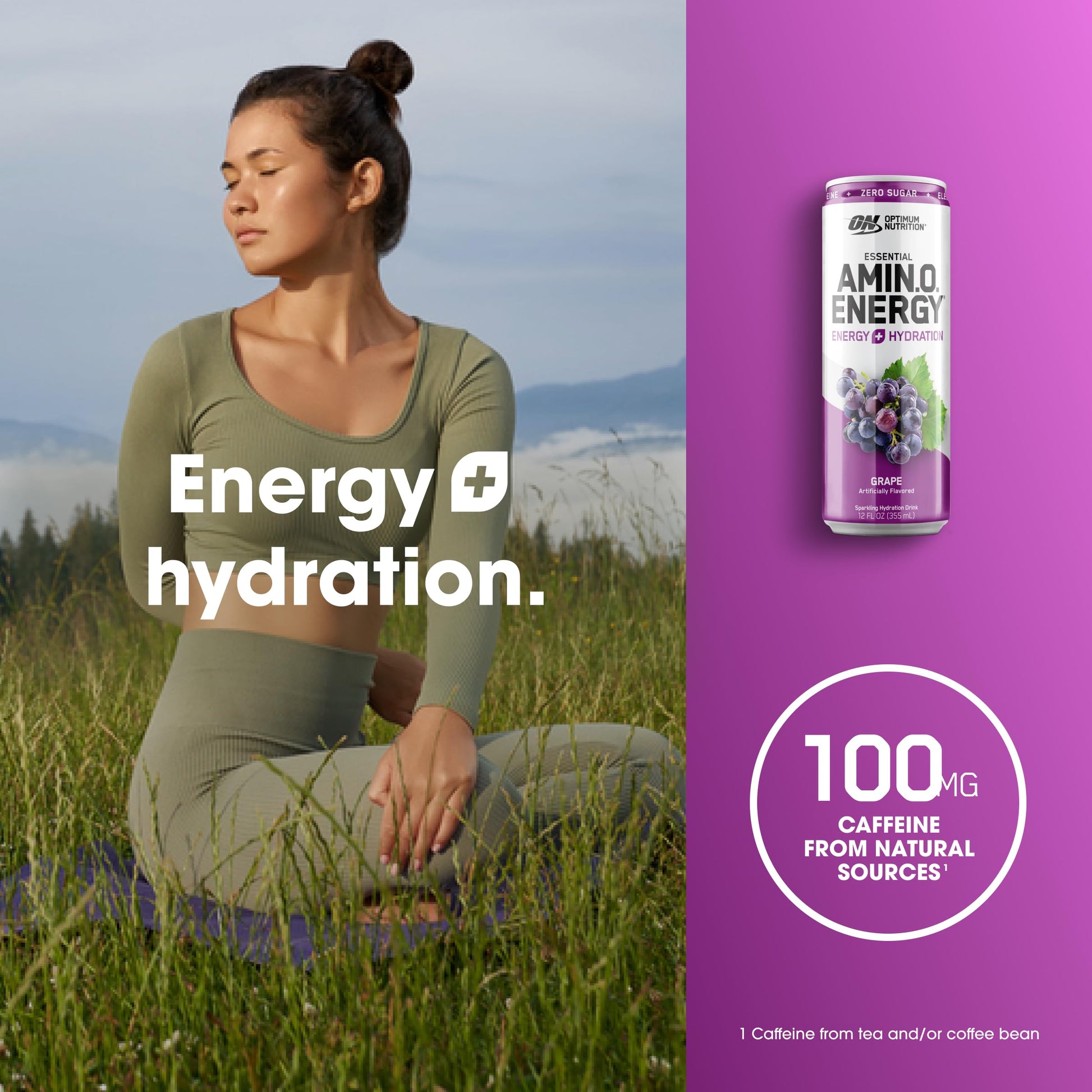 Optimum Nutrition Amino Energy Sparkling Hydration Drink, Electrolytes, Caffeine Optimum Nutrition buy supplements canada