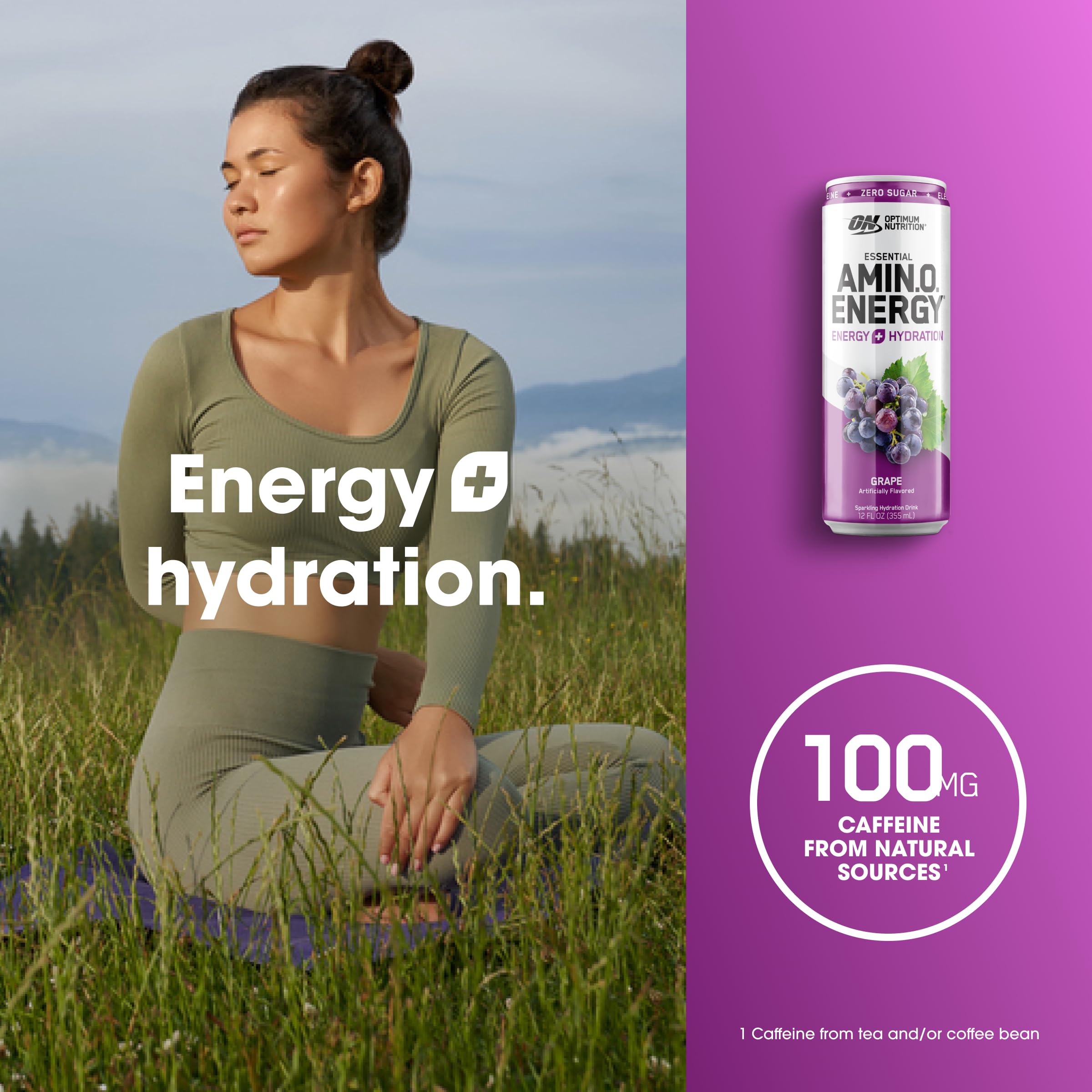 Optimum Nutrition Amino Energy Sparkling Hydration Drink, Electrolytes, Caffeine Optimum Nutrition buy supplements canada
