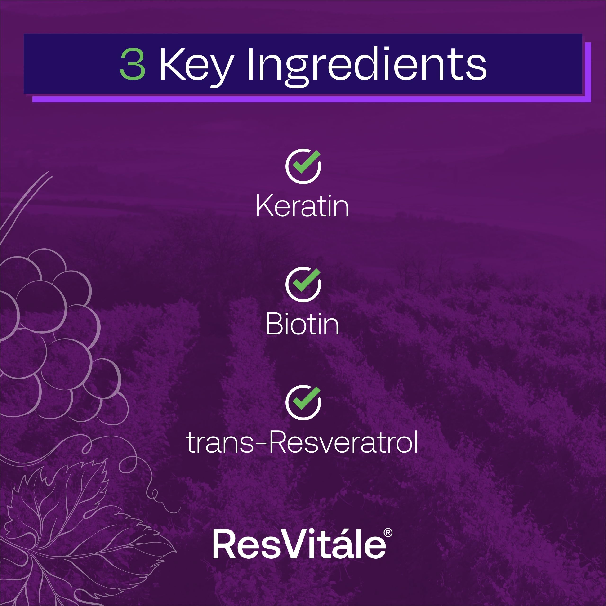 ResVitále Keratin Hair Enhance - Keratin Supplement for Hair Growth - 60 Capsules ResVitale buy supplements canada