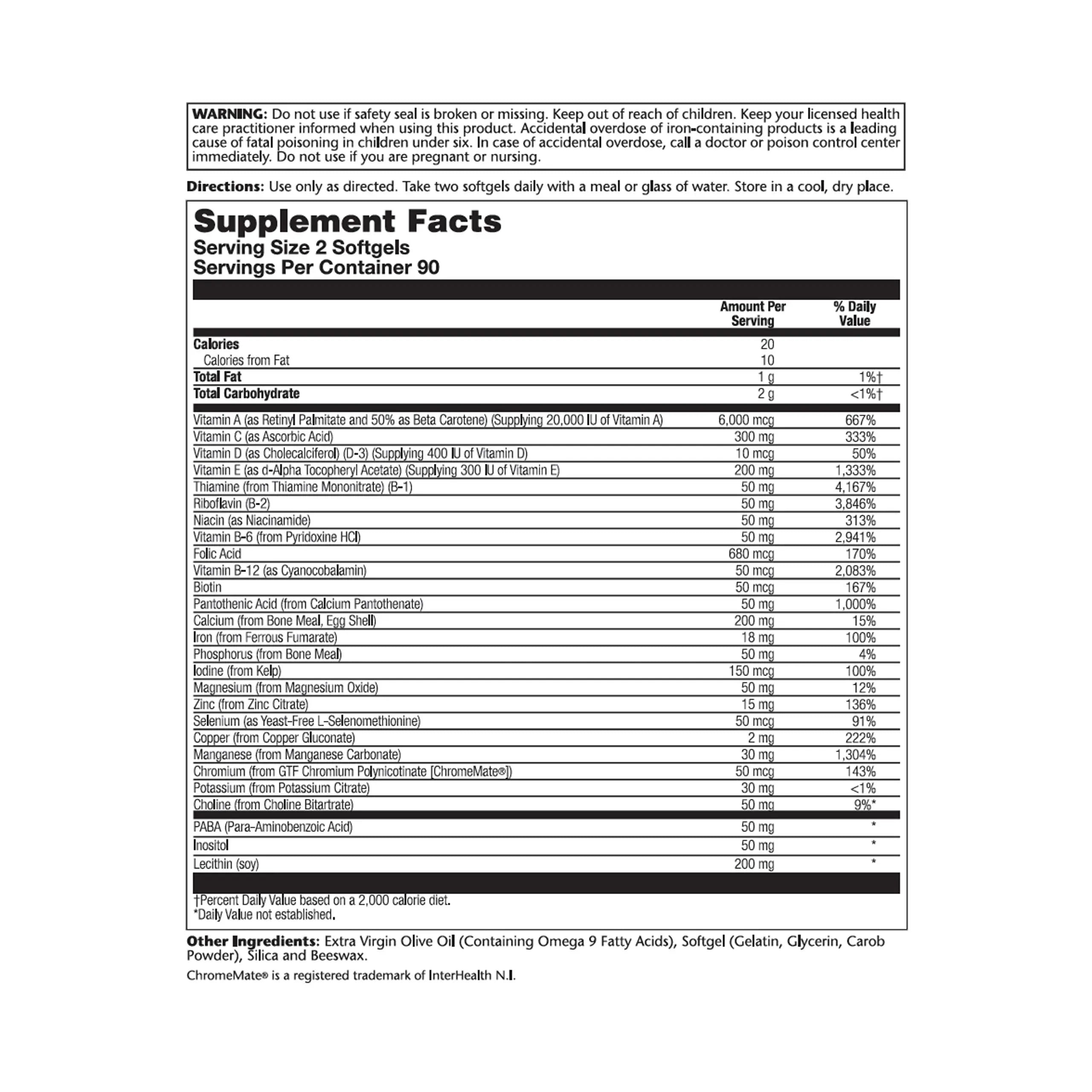 SOLARAY Provide Multivitamin | Two Daily | 180 CT SOLARAY buy supplements canada