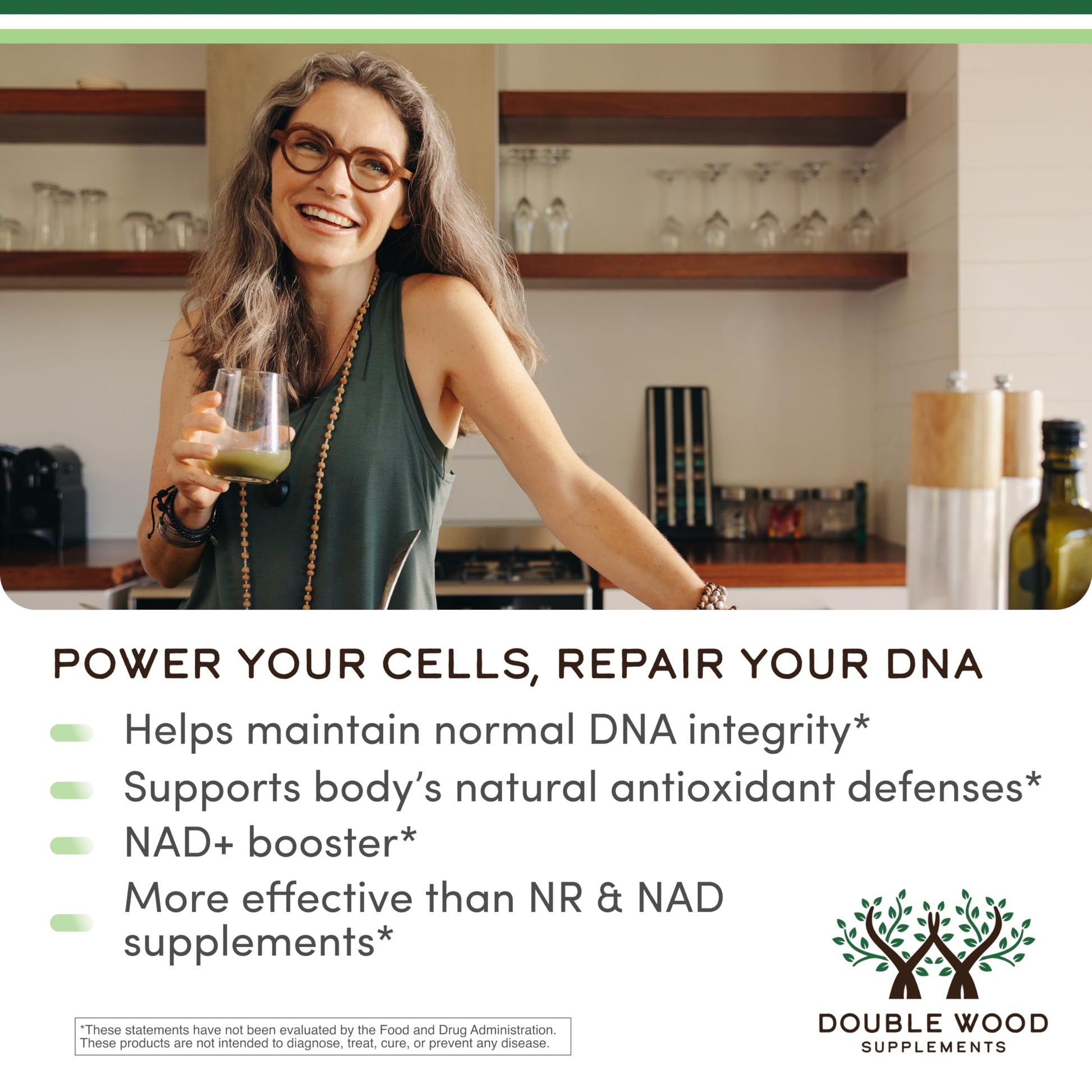 NMNH (NMN Supplement Alternative) Only Clinically Studied Ingredient - Boosts NAD+ Levels for Anti Aging and Cell Regeneration by Double Wood Double Wood Supplements buy supplements canada