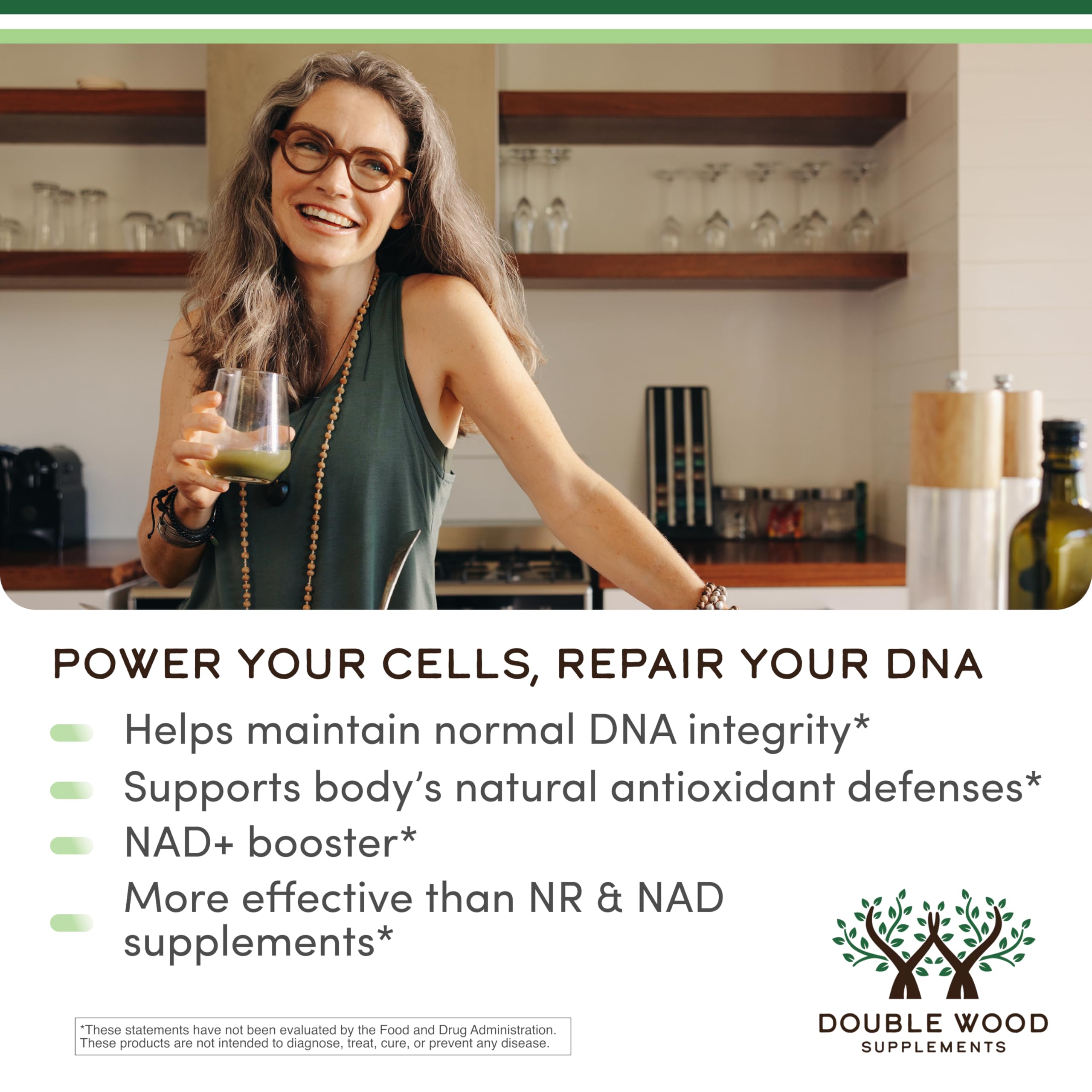 NMNH (NMN Supplement Alternative) Only Clinically Studied Ingredient - Boosts NAD+ Levels for Anti Aging and Cell Regeneration by Double Wood Double Wood Supplements buy supplements canada