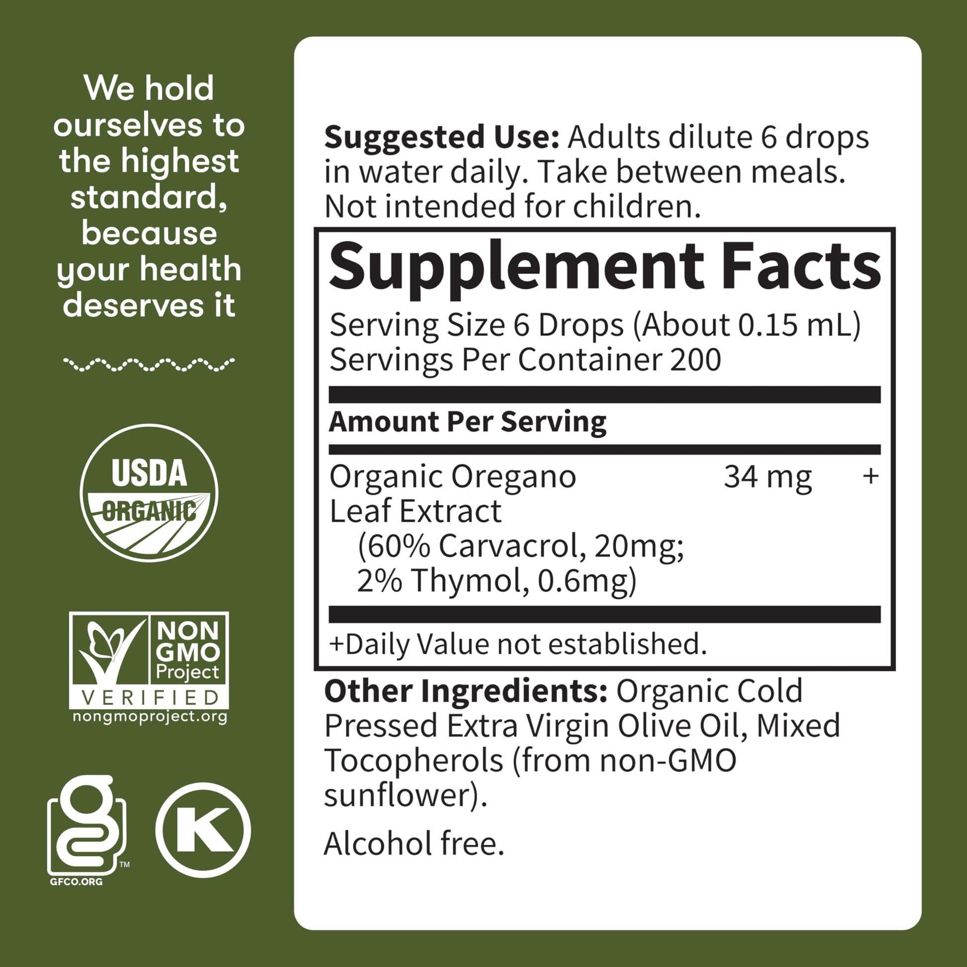 Garden of Life Organics Oil of Oregano Seasonal Drops 1fl oz (30 mL) Liquid, Concentrated Plant Based Immune Support - Alcohol-Free, Organic, Non-GMO Garden of Life buy supplements canada